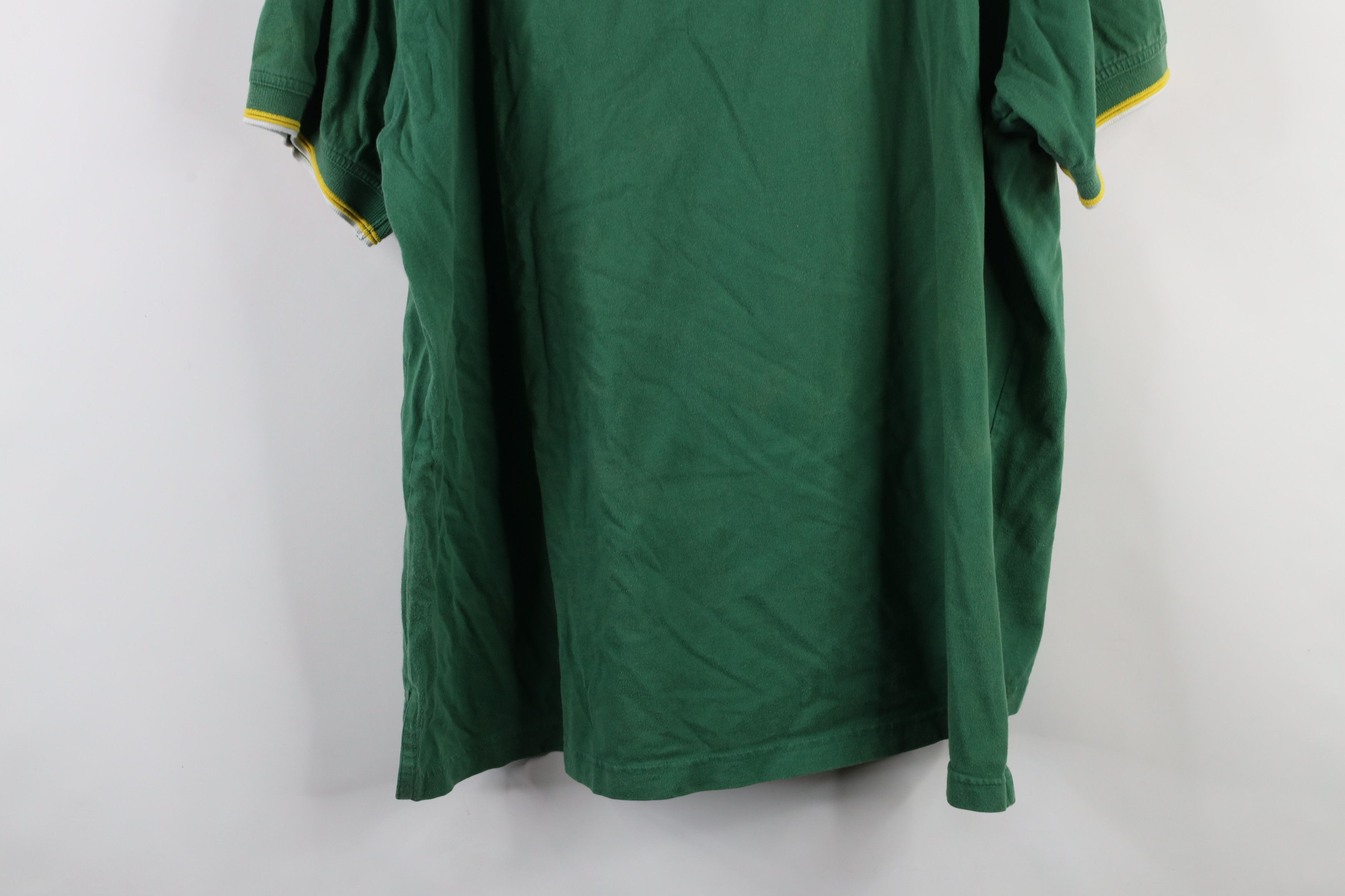 Reebok × Vintage Vintage 90s Reebok Green Bay Packers Football Polo Shirt Size US XL / EU 56 / 4 - 14 Thumbnail
