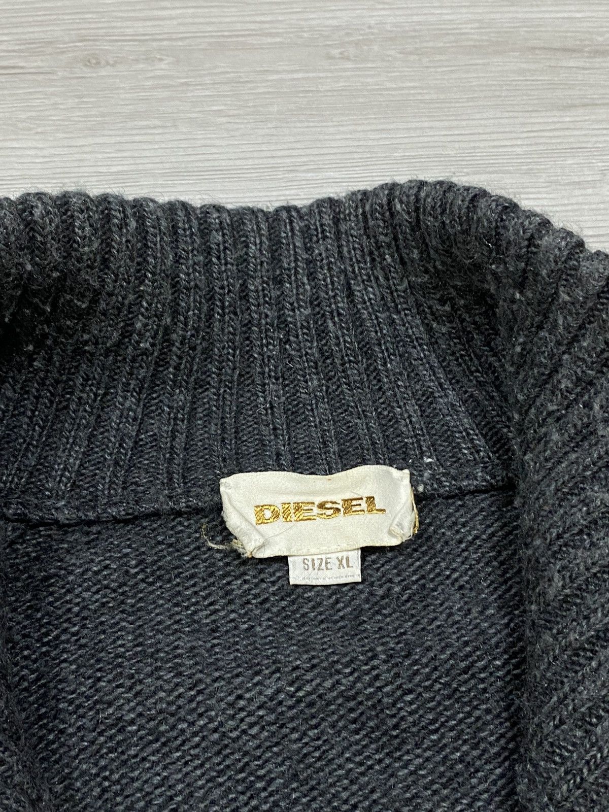 Diesel Diesel knitted avant-garde zip sweater pro v Size US XL / EU 56 / 4 - 7 Thumbnail
