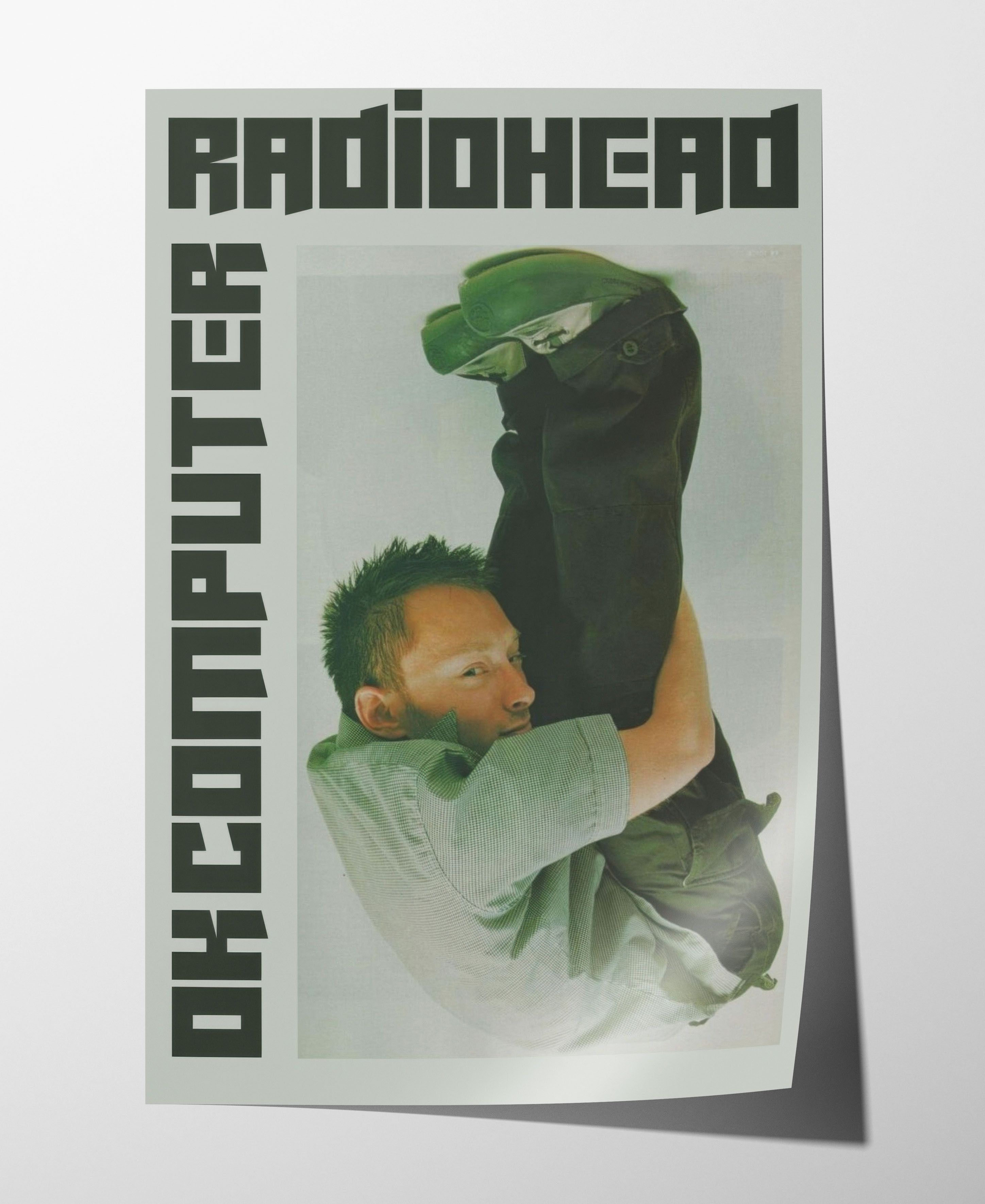 Band Tees Radiohead Poster Print Tee Gift Vintage Music Band Merch Size ONE SIZE - 2 Thumbnail