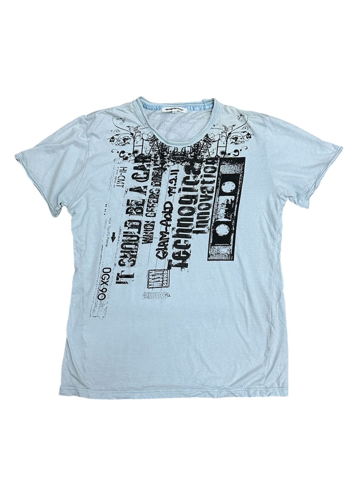 semanticdesign Semanticdesign Japan “Technologist Inovation” Poem T-Shirt Size US M / EU 48-50 / 2 - 1 Thumbnail