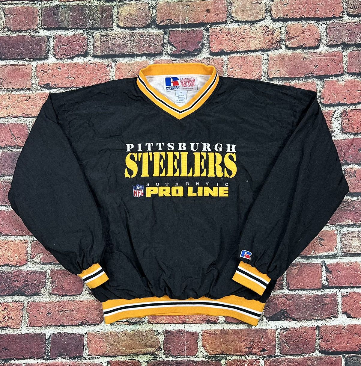 NFL × Russell Athletic × Vintage Vintage Pittsburgh Steelers Russell Athletic Windbreaker Size US XL / EU 56 / 4 - 1 Thumbnail