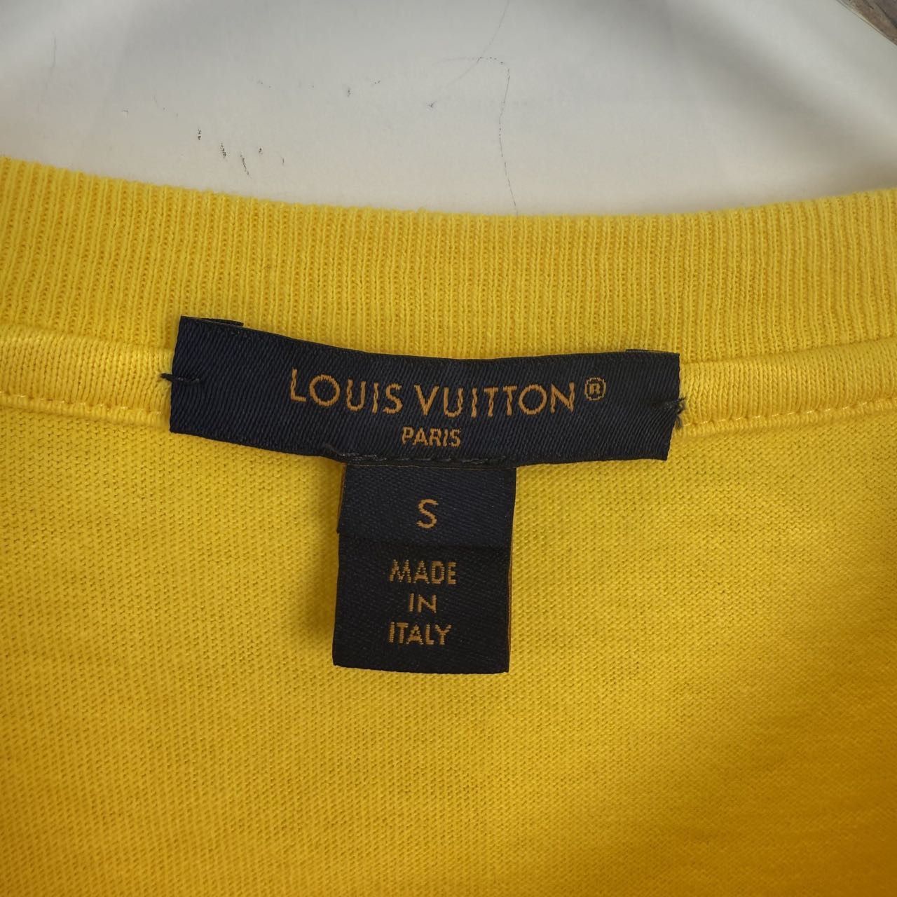 Louis Vuitton Louis Vuitton Yellow Casual Short Sleeve T-Shirt K26WX Size S / US 4 / IT 40 - 5 Thumbnail