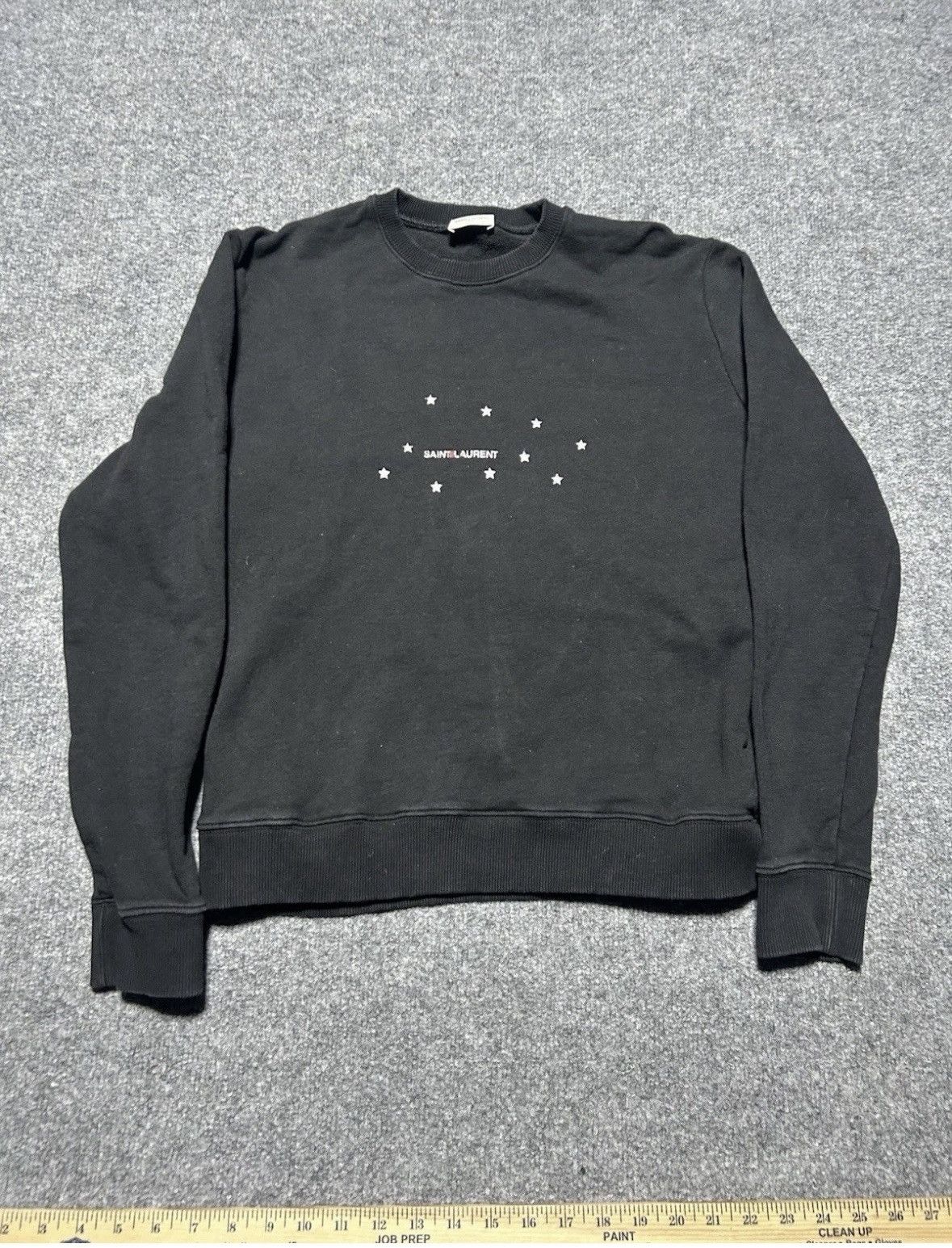 Saint Laurent Paris SAINT LAURENT Black Crewneck Constellation Womens Sweatshirt Size M / US 6-8 / IT 42-44 - 1 Thumbnail