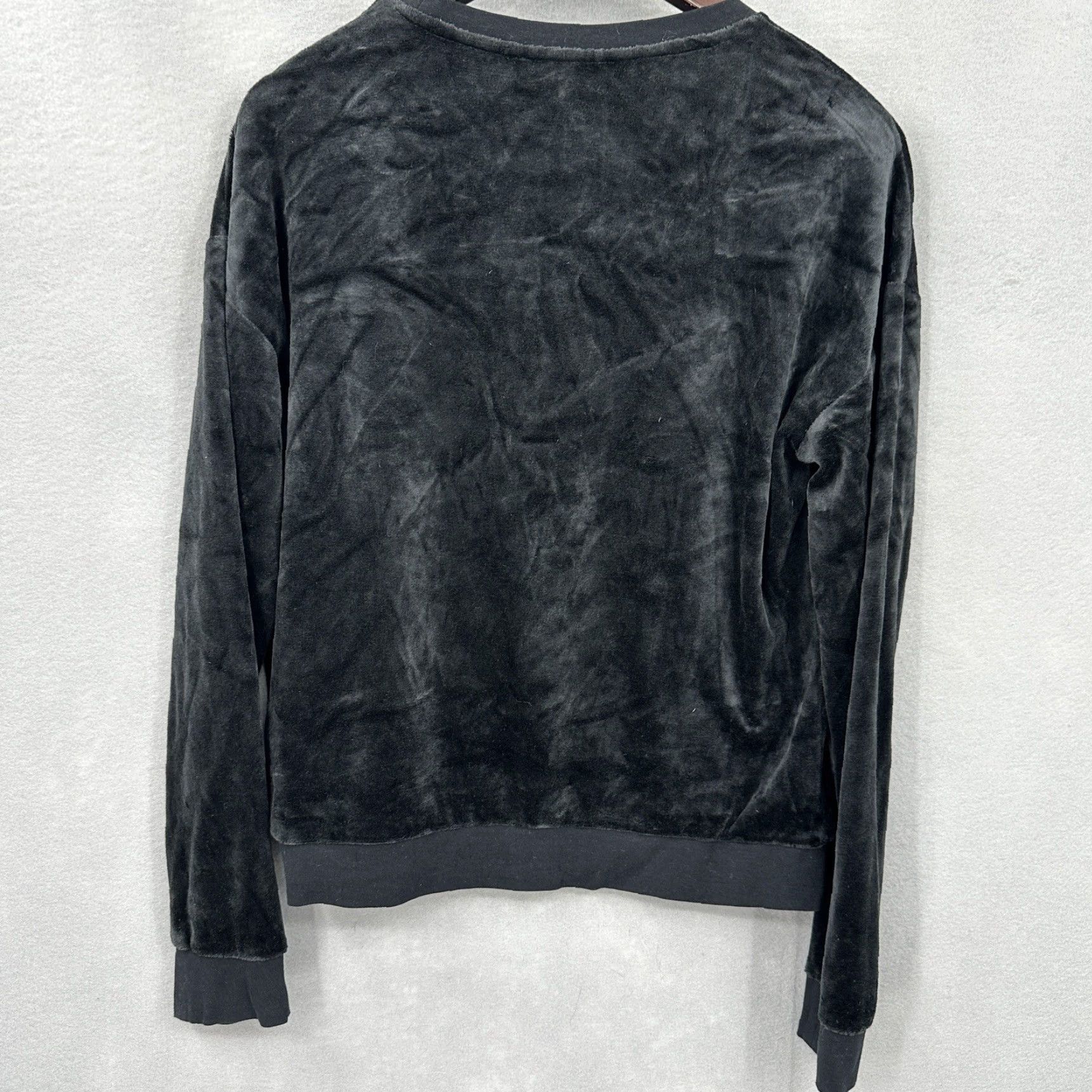 Juicy Couture VINTAGE Juicy Couture Sweatshirt Womens Medium Black Label Retro 90s Velour Quiet y2k Size M / US 6-8 / IT 42-44 - 6 Thumbnail