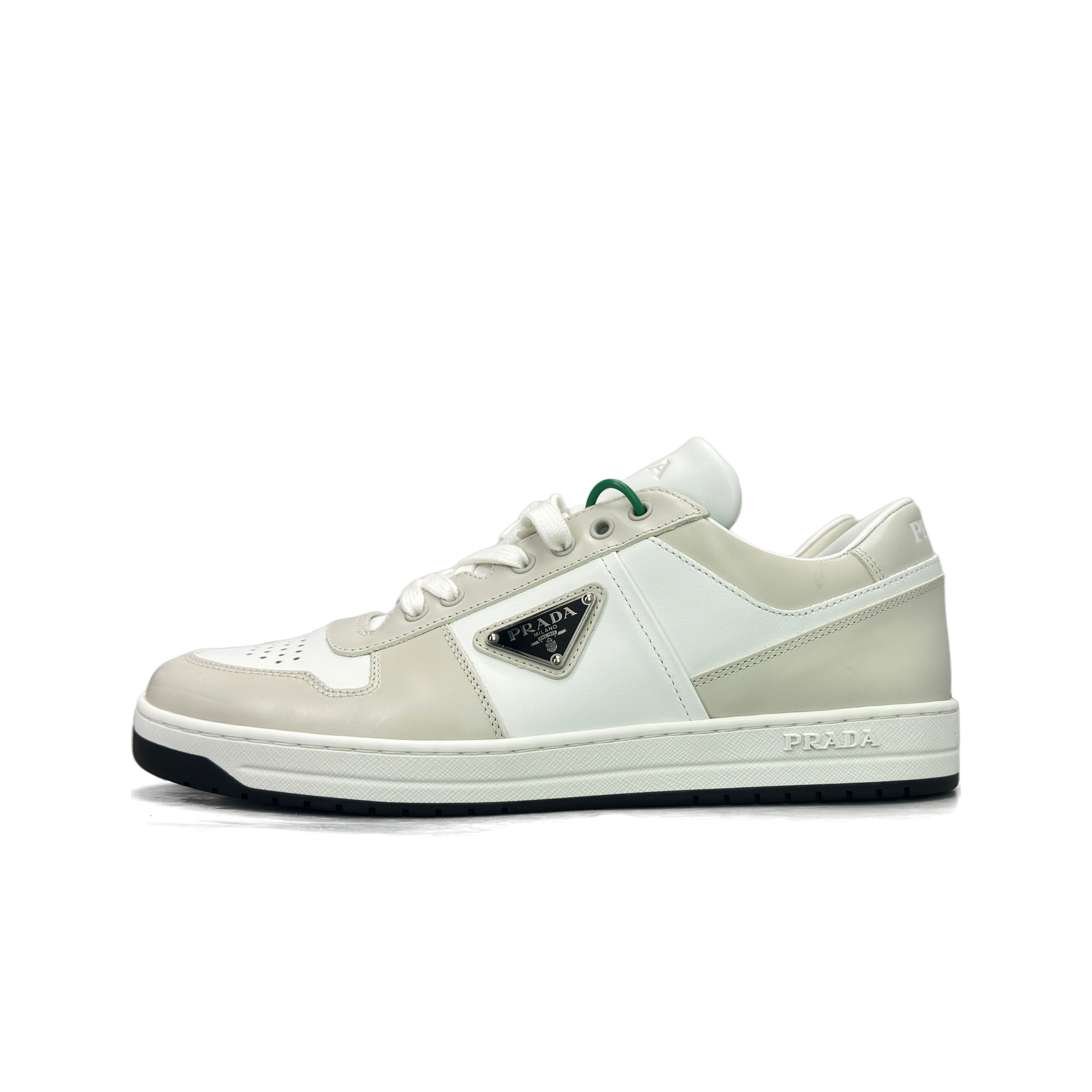 Prada Prada Downtown Leather Low-Top Sneakers Size 8.5 Size US 8.5 / EU 41-42 - 1 Thumbnail