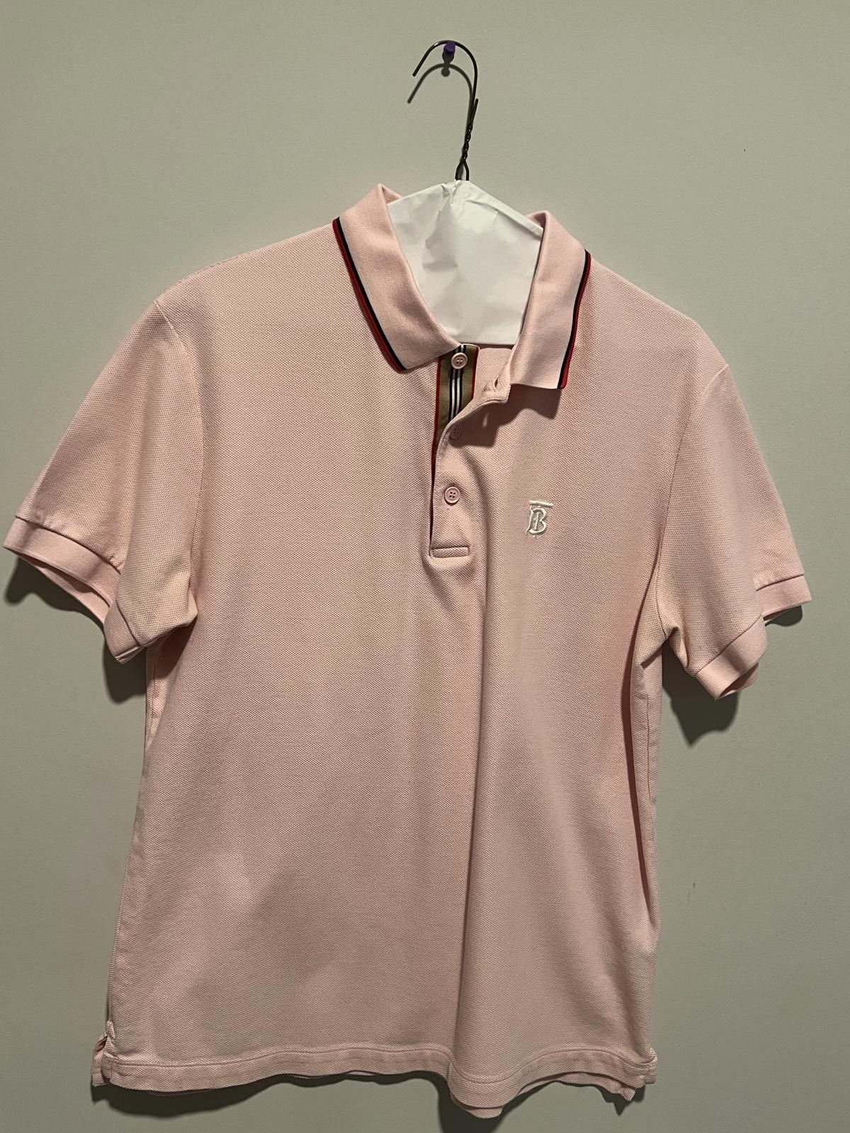 Burberry Pink Burberry Button Up Size US M / EU 48-50 / 2 - 2 Thumbnail