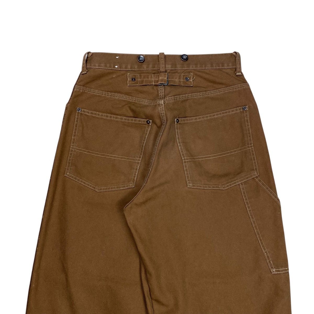 RRL Ralph Lauren Double RRL Ralph Lauren Carpenter Duck Canvas Work Pants Size US 32 / EU 48 - 6 Thumbnail