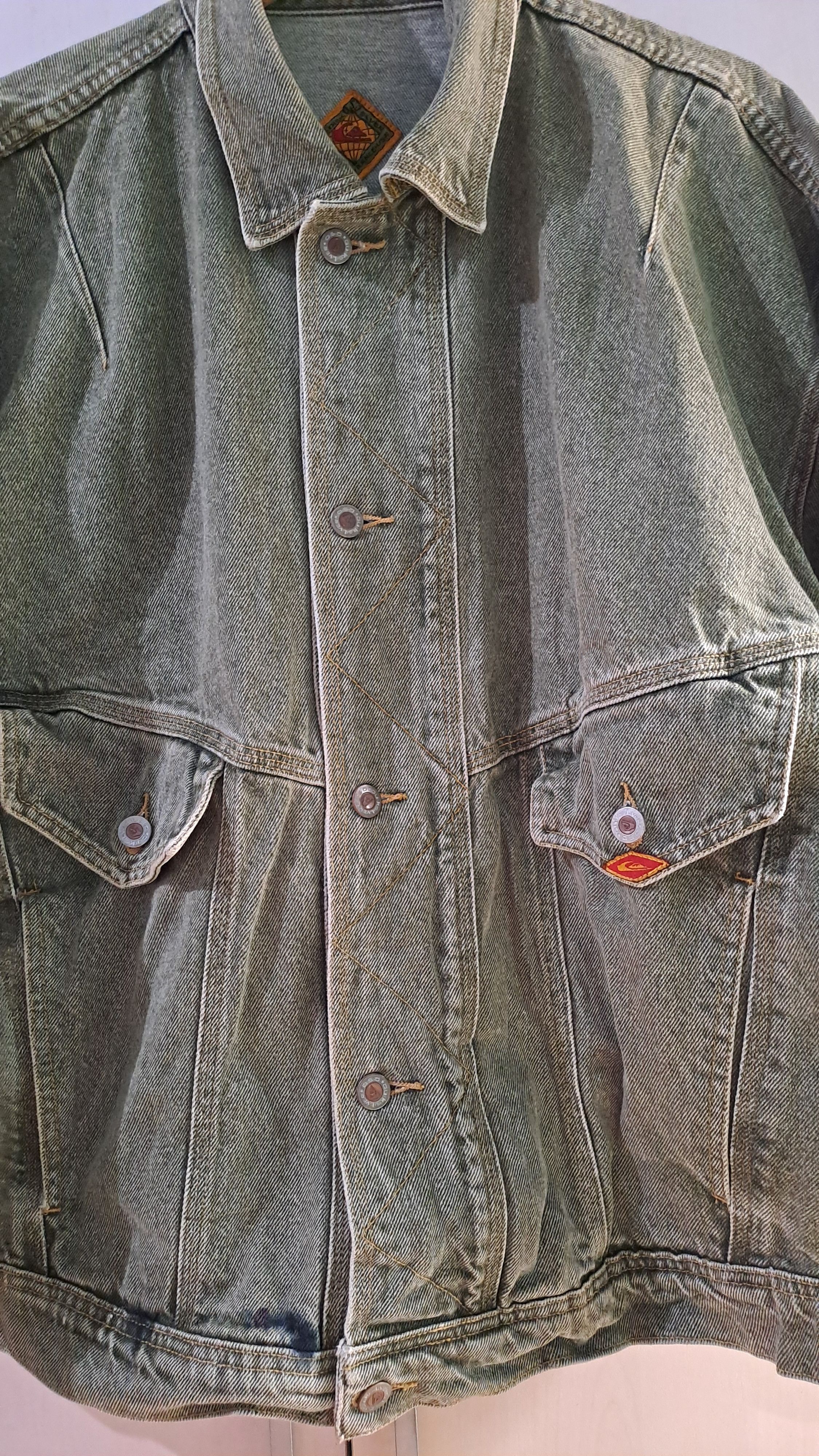 Quiksilver Vintage Quiksilever Salt Water Denim Trucket Size US XL / EU 56 / 4 - 4 Thumbnail