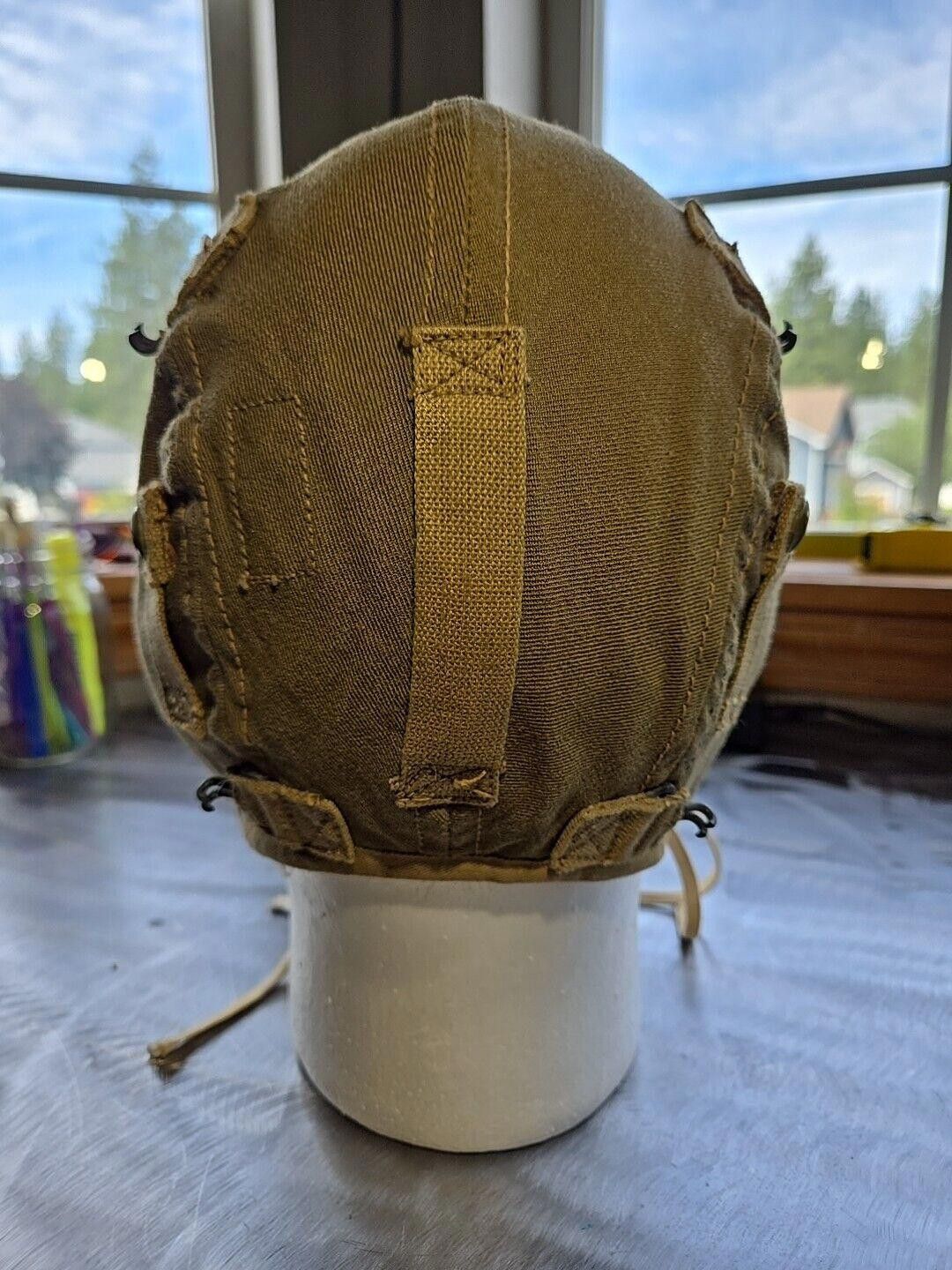 Designer WW2 US Army Air Force Flight Helmet A-9 Size Medium Size ONE SIZE - 4 Thumbnail
