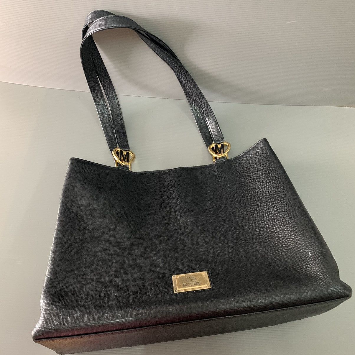 Moschino Moschino Leather Shoulder Tote Bag Size ONE SIZE - 5 Thumbnail