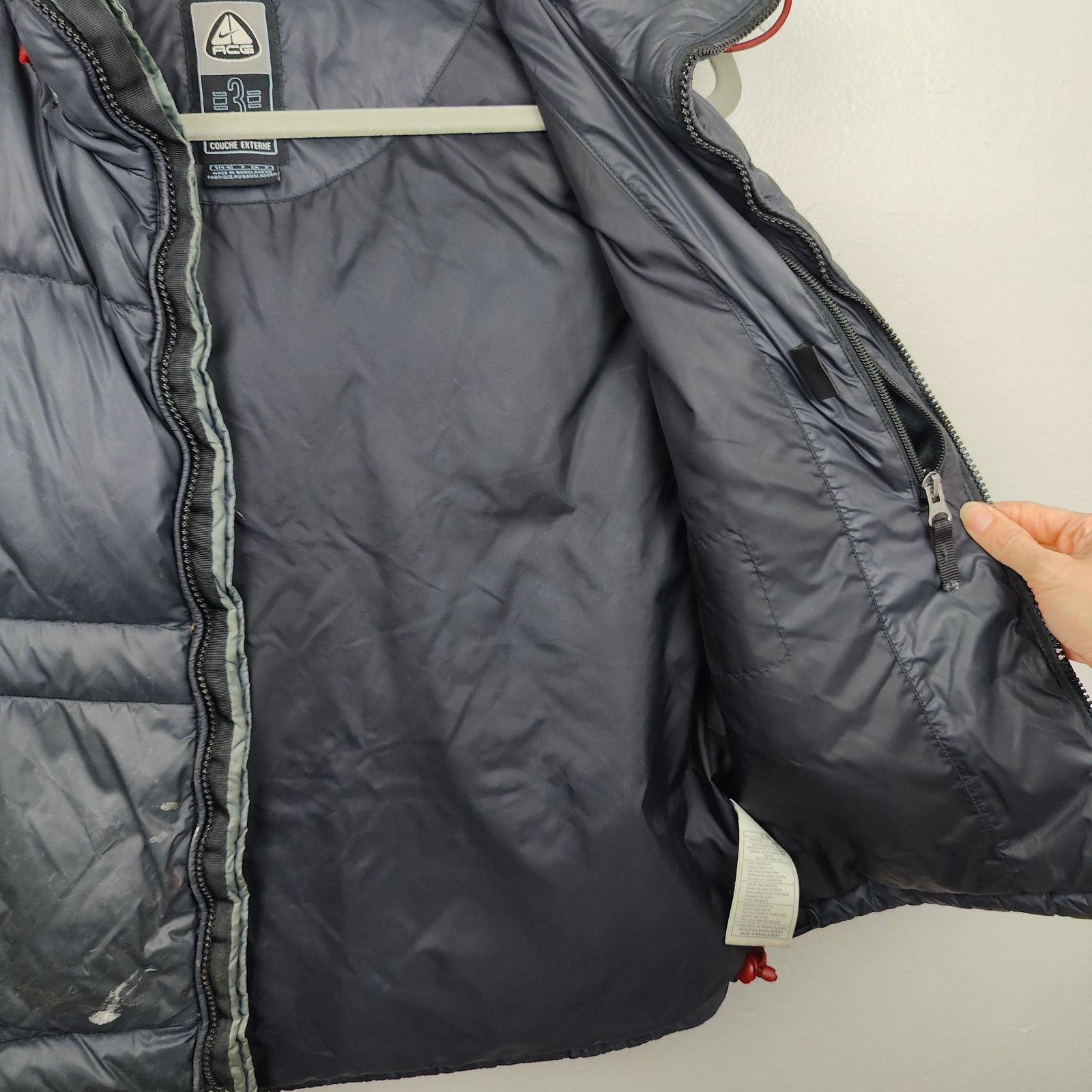 Nike Vintage Y2K Nike ACG Down Puffer Vest Womens Small Blue Size S / US 4 / IT 40 - 6 Thumbnail