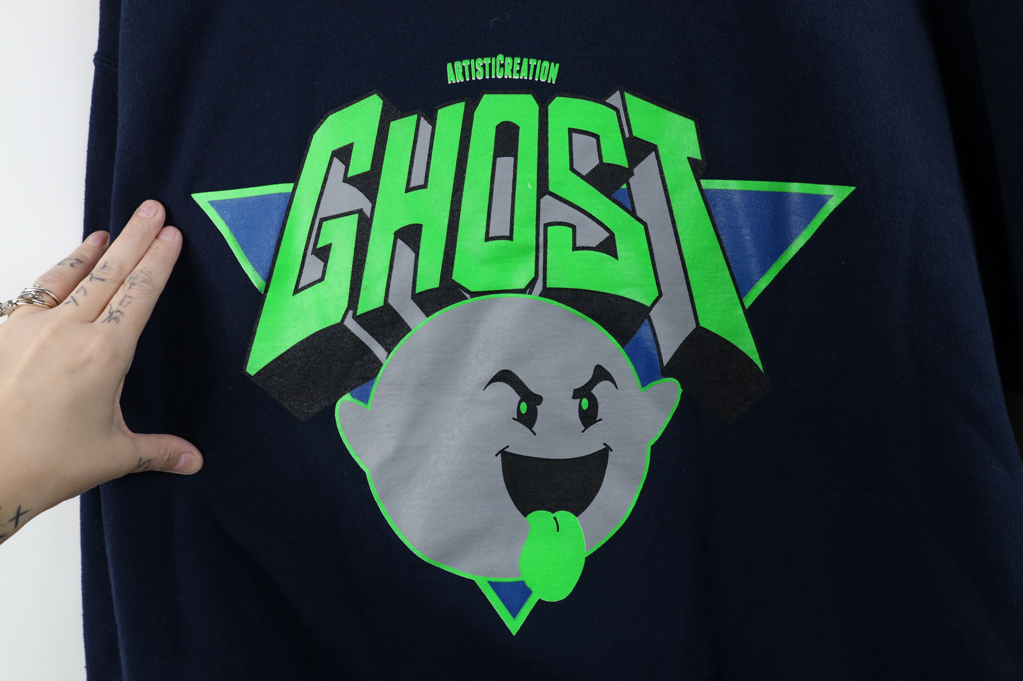 Vintage Vintage Streetwear Mario Ghost Video Crewneck Sweatshirt Size US L / EU 52-54 / 3 - 4 Thumbnail