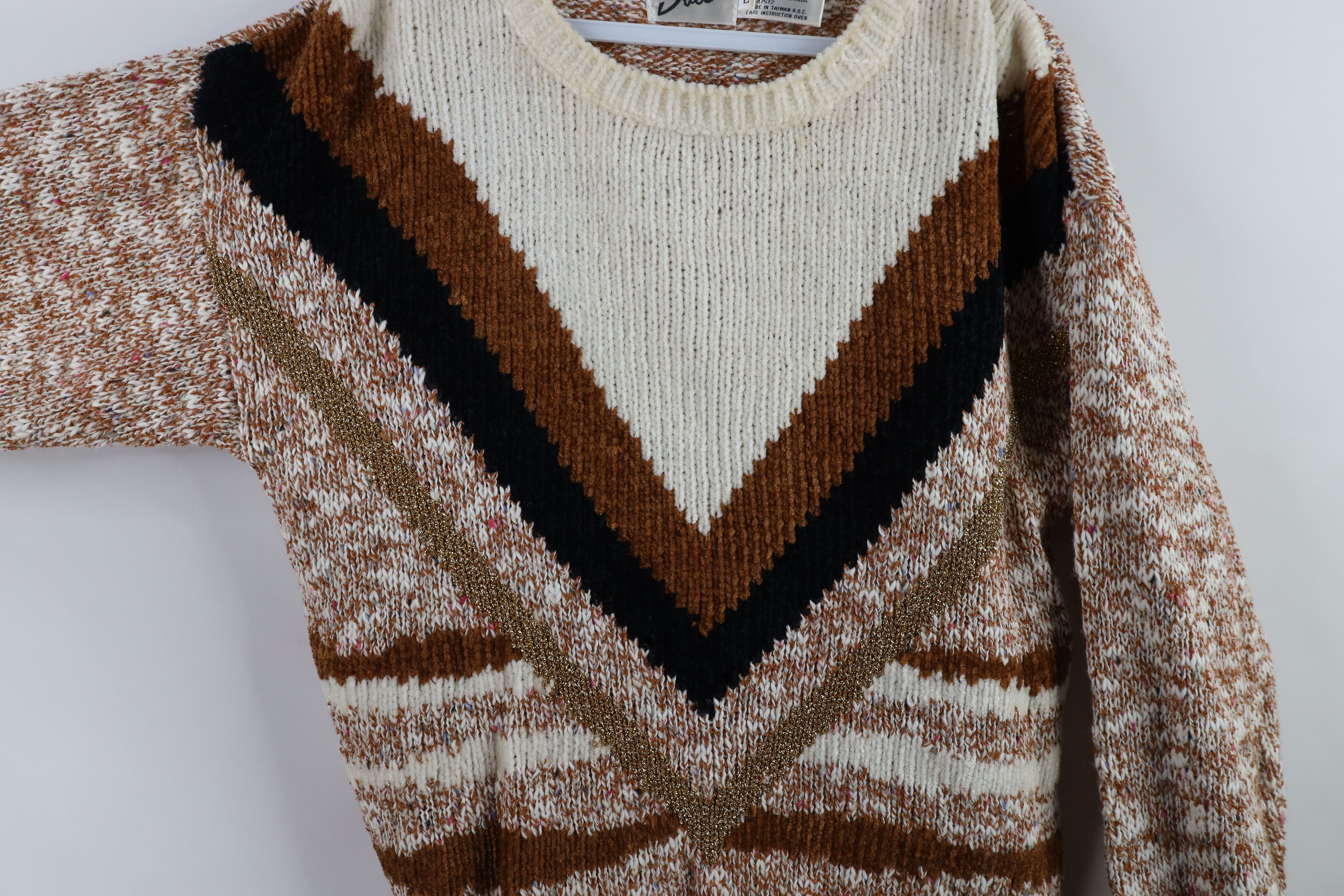 Vintage Vintage 90s Coogi Style Wool Blend Knit Mom Sweater Size L / US 10 / IT 46 - 4 Thumbnail