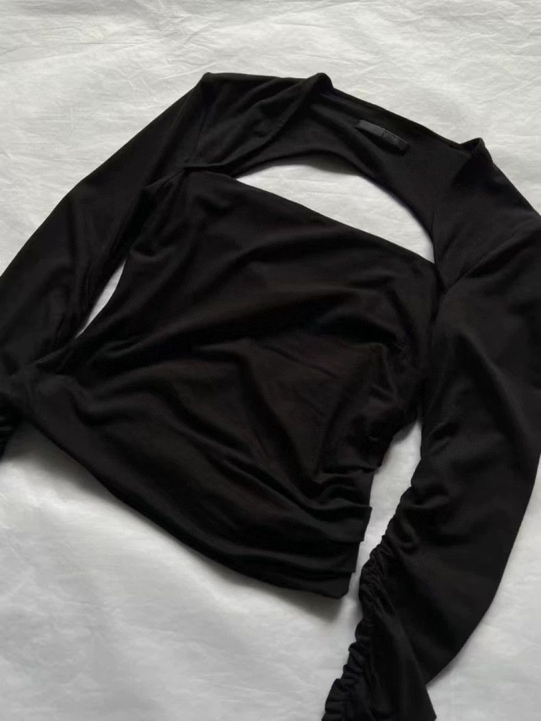 Helmut Lang HELMUT LANG Black sleeveless top Size M / US 6-8 / IT 42-44 - 3 Thumbnail