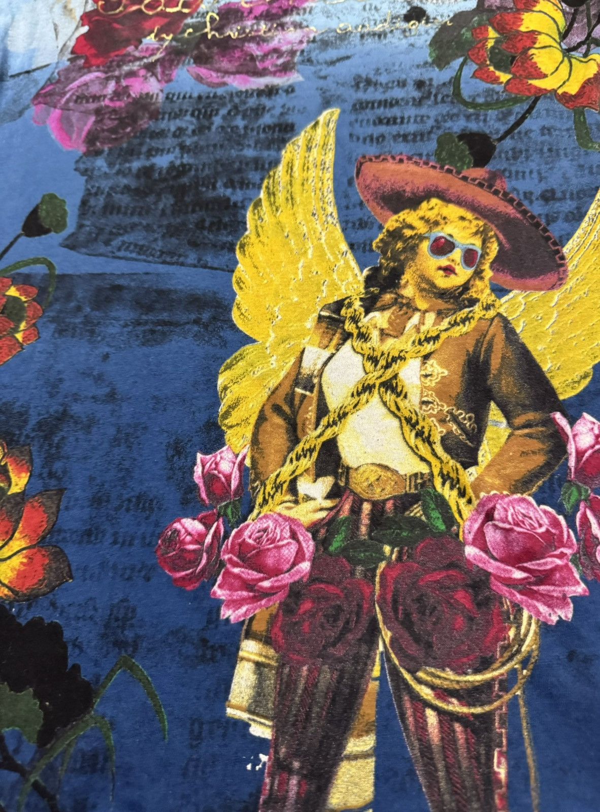 Christian Audigier × Designer CHRISTIAN AUDIGIER "Gaco Chicano" Usa Rare Design Shirt Size M / US 6-8 / IT 42-44 - 3 Thumbnail