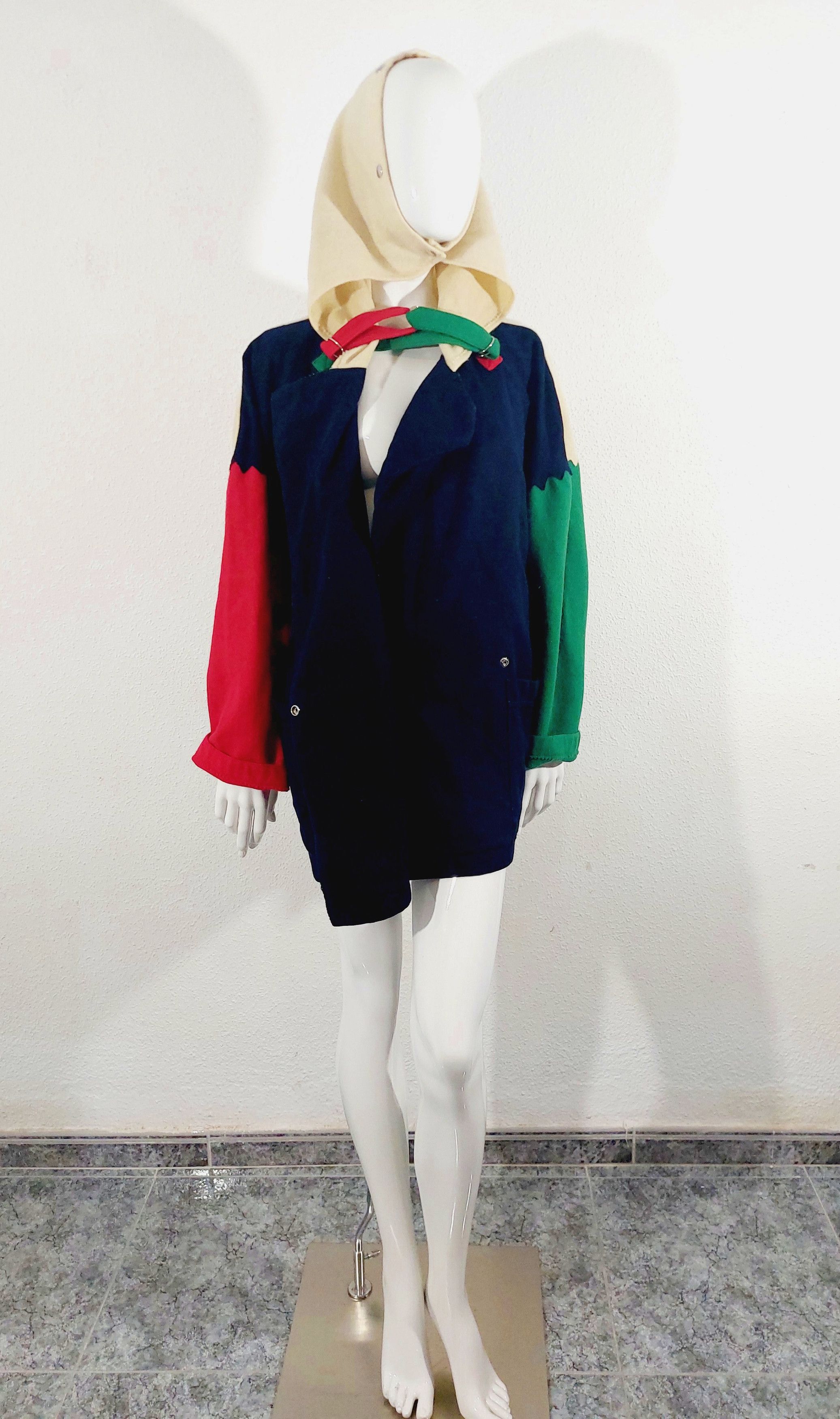 Jean Charles De Castelbajac Jean Charles de Castelbajac JCDC 1980s wool color coat Size US S / EU 44-46 / 1 - 1 Thumbnail
