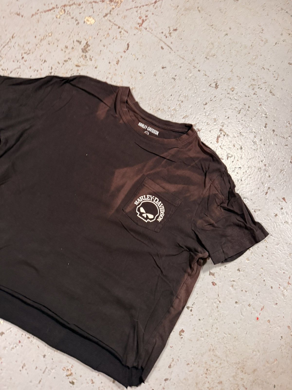 Harley Davidson Cropped Harley Davidson Skull Tee Size US XL / EU 56 / 4 - 4 Thumbnail