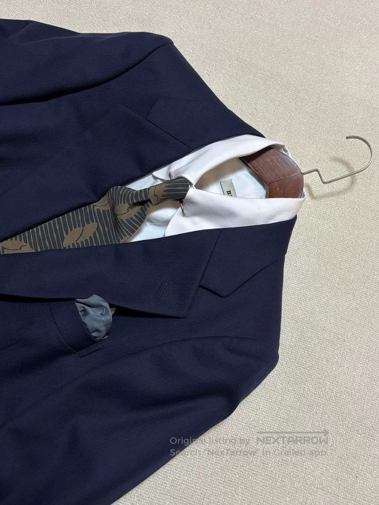 Burberry Burberry Men's Dark Blue Single. Size US M / EU 48-50 / 2 - 3 Thumbnail