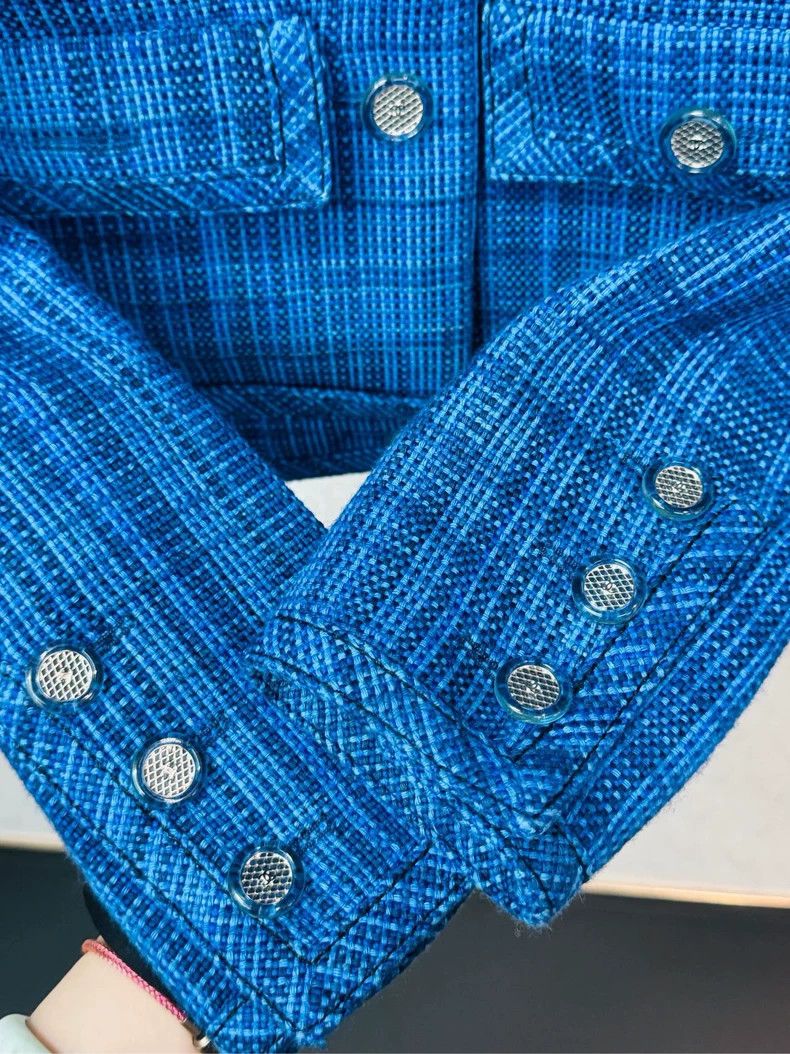 Chanel Chanel Ocean blue six-pocket tweed jacket 2504-Nextarrow Size XS / US 0-2 / IT 36-38 - 4 Thumbnail