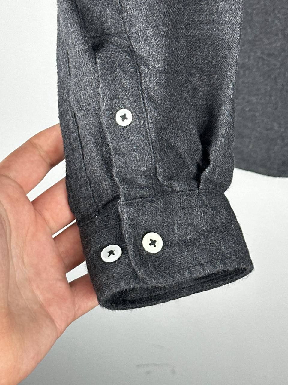 Other Octobre Editions Casual Grey Cotton Shirt Size US L / EU 52-54 / 3 - 6 Thumbnail