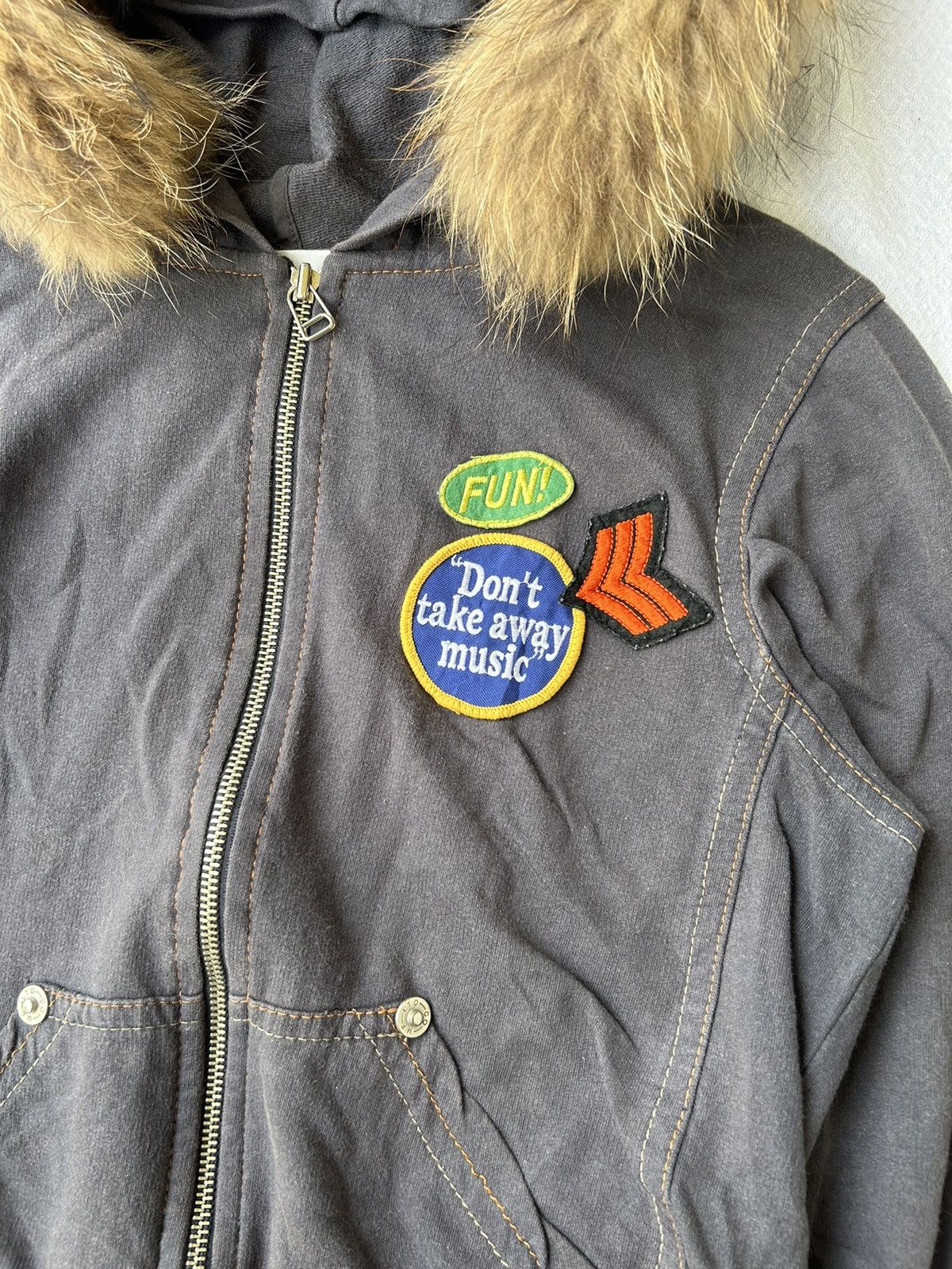 If Six Was Nine × Japanese Brand × Le Grande Bleu (L.G.B.) Fur hoodie patch Ifsixwasnine lgb Size US M / EU 48-50 / 2 - 8 Thumbnail