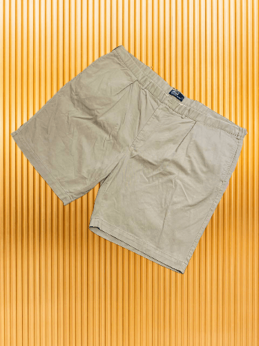 Polo Ralph Lauren × Vintage Vintage Y2K Polo Pleated Tyler Shorts in Khaki Size US 34 / EU 50 - 1 Thumbnail
