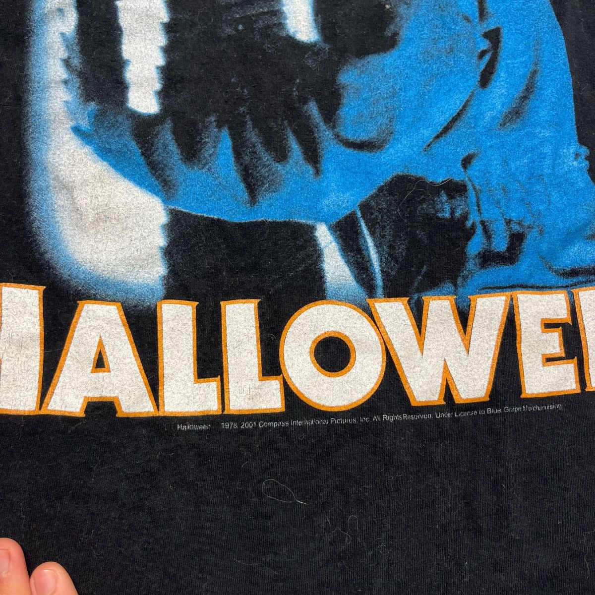 Vintage 2001 Halloween Blue Grape Tee Size US L / EU 52-54 / 3 - 6 Thumbnail