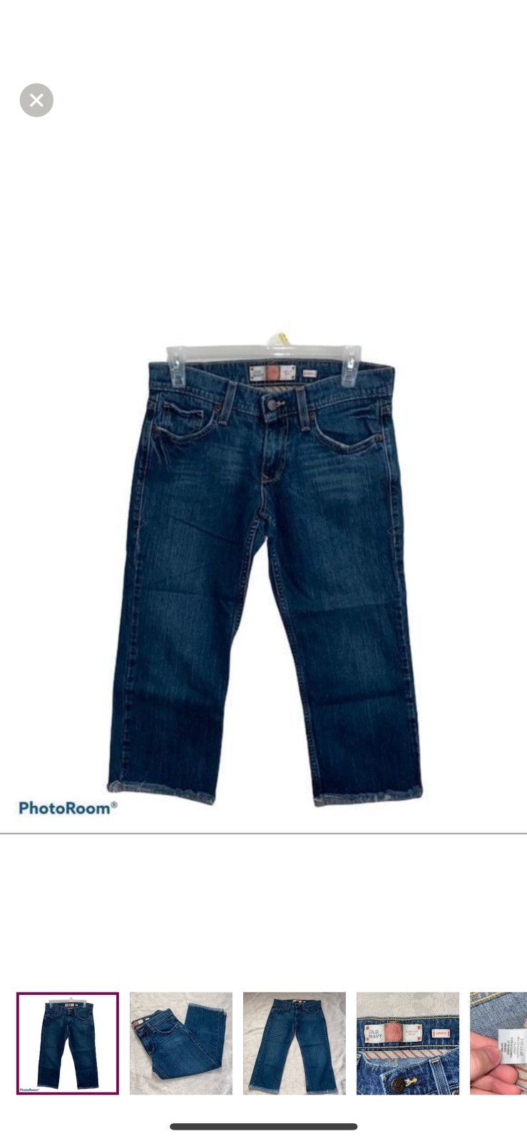 Old Navy Old navy ultra low rise denim capris size 2 Size 26" / US 2 / IT 38 - 1 Thumbnail