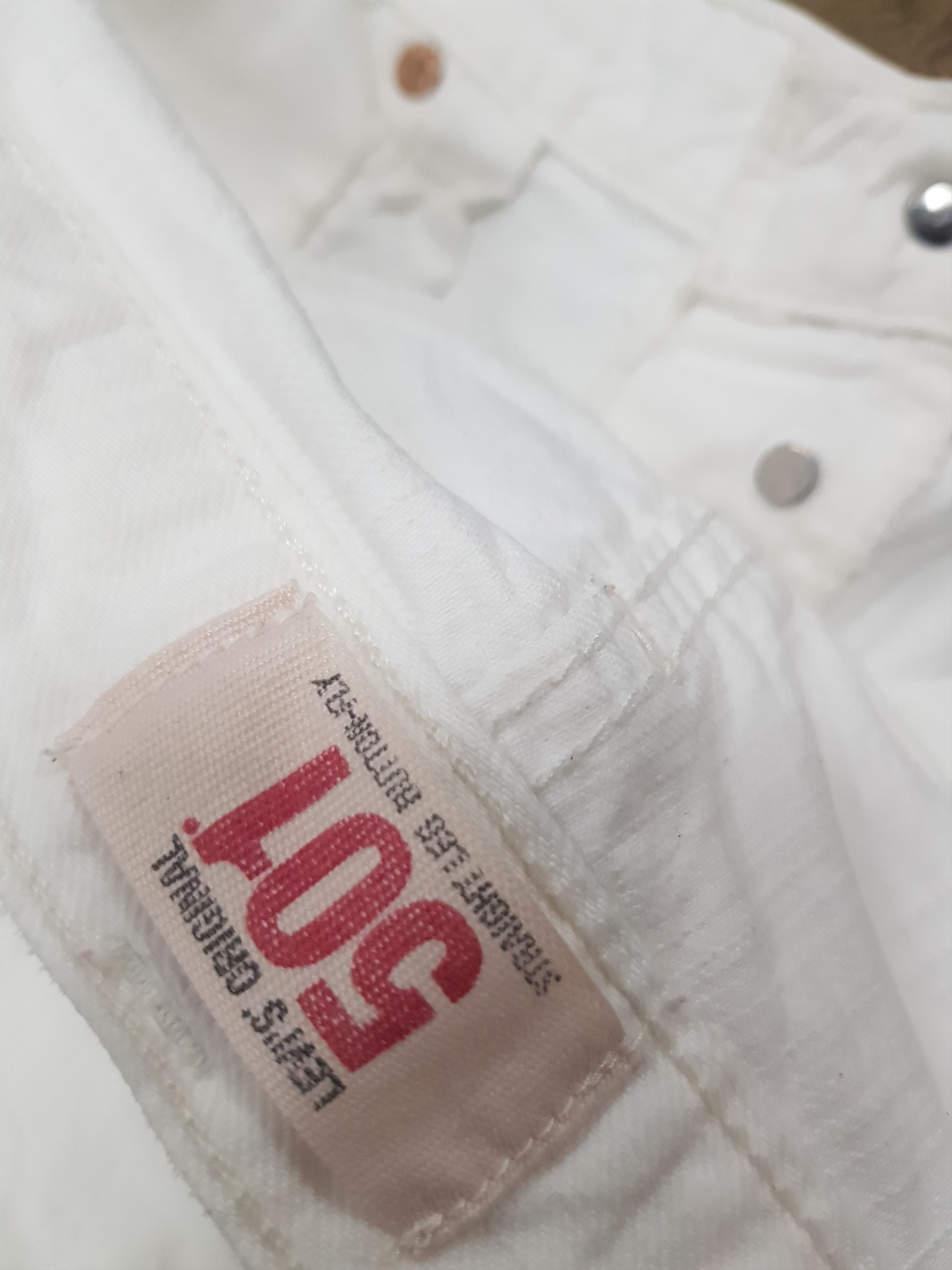 Levi's Vintage Clothing × Vintage Y2k Vintage white levi straight loose fit 501 denim Jeans Size US 32 / EU 48 - 7 Thumbnail