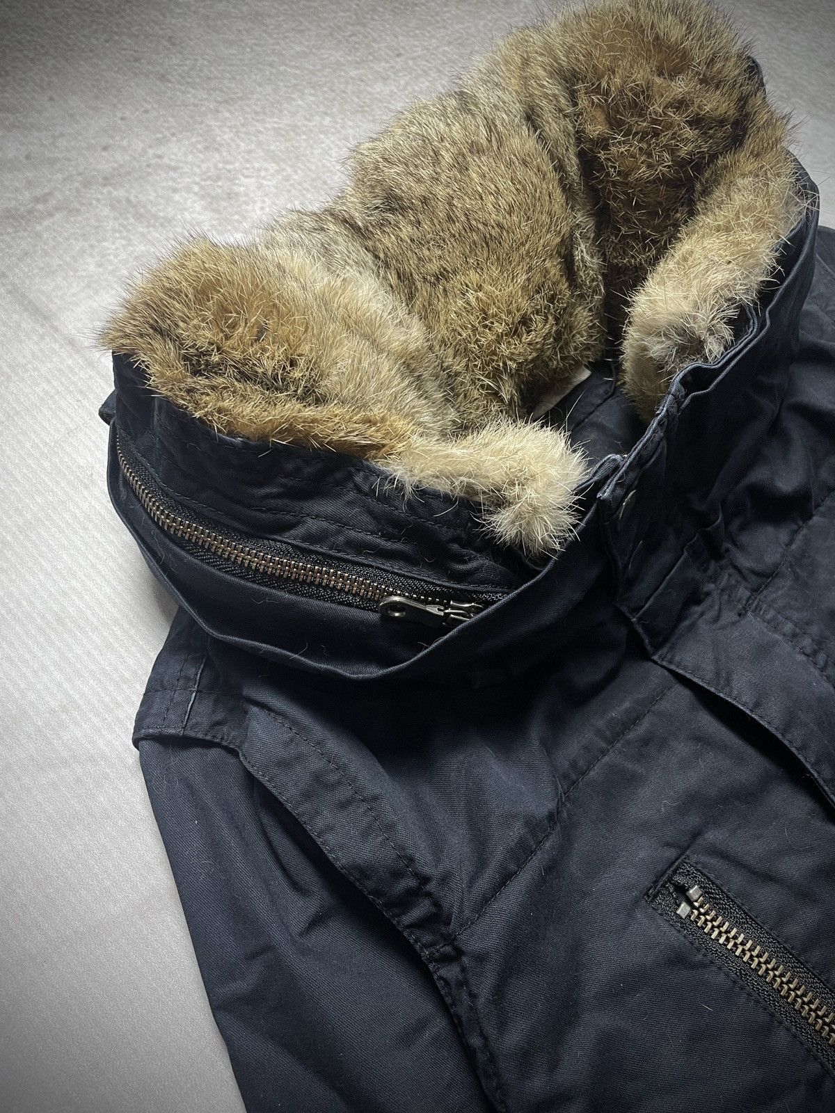 Japanese Brand 2000’s Five 5 - Archive Apocalypse Fur Rabbit Bono Parka Size US M / EU 48-50 / 2 - 9 Thumbnail