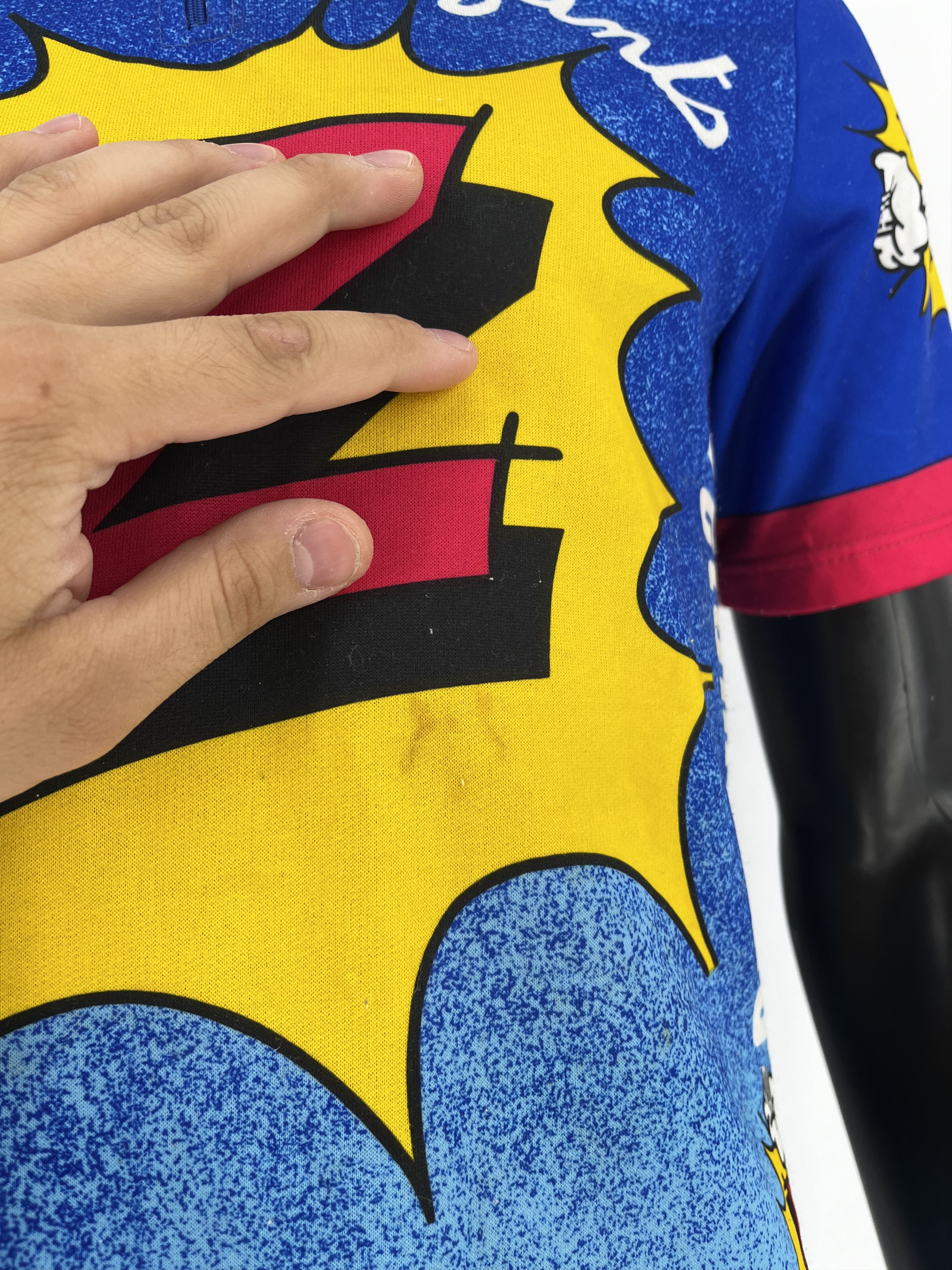 Vintage Santini Jersey Clothing Model Team Pro Tour Cycling Jersey Size US M / EU 48-50 / 2 - 10 Thumbnail