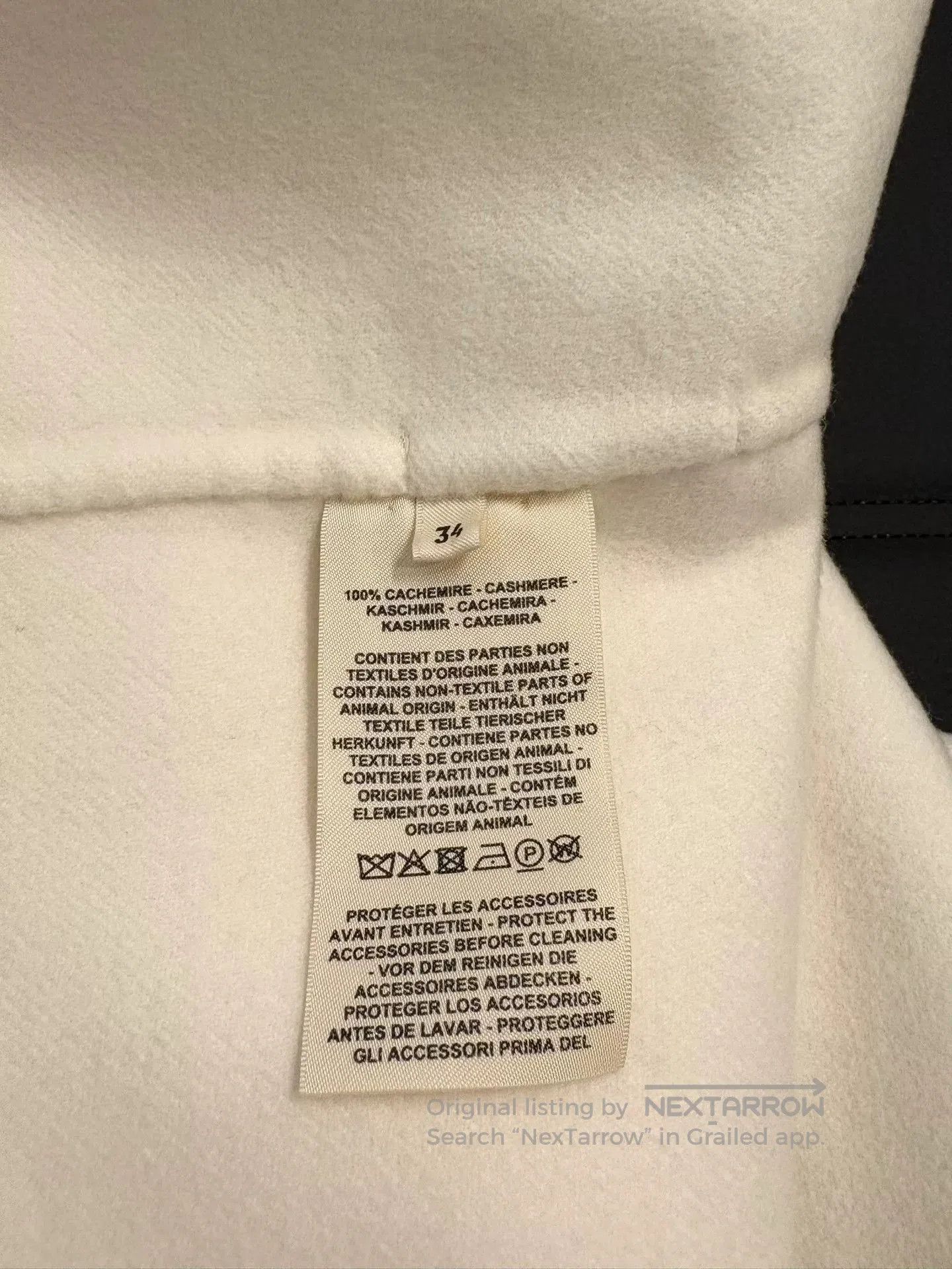 Hermes Hermes Cream Belted Coat Size 34. Size US XXS / EU 40 - 6 Thumbnail