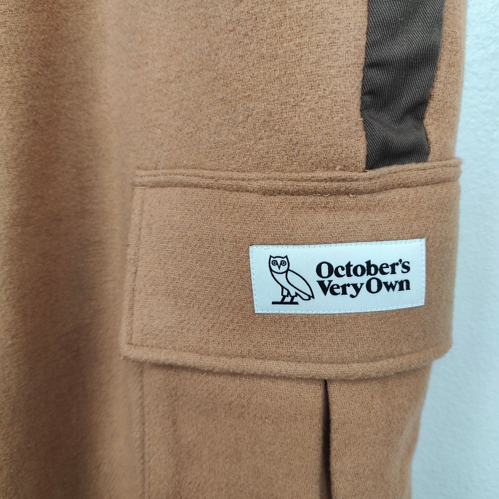 October's Very Own Octobers Very Own OVO Cargo Pants Mens 40 Brown Wool Blend Size US 40 / EU 56 - 3 Thumbnail