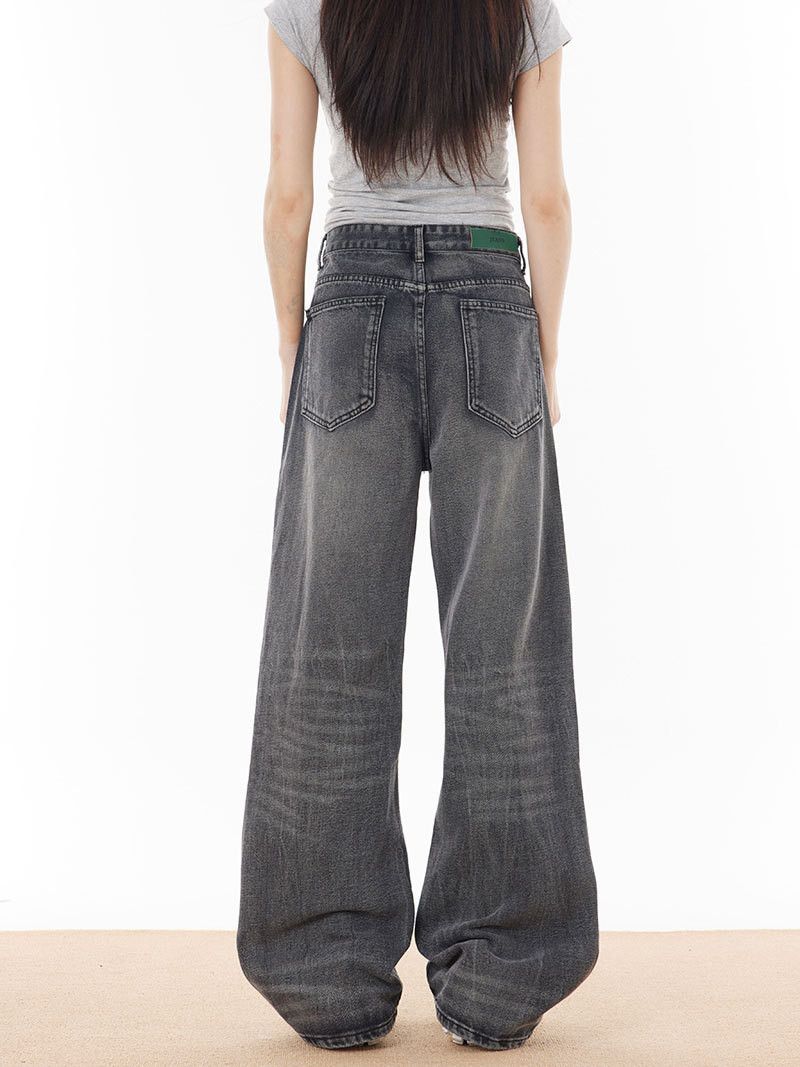 Vintage Vintage American whiskered washed distressed loose jeans Size US 32 / EU 48 - 4 Thumbnail