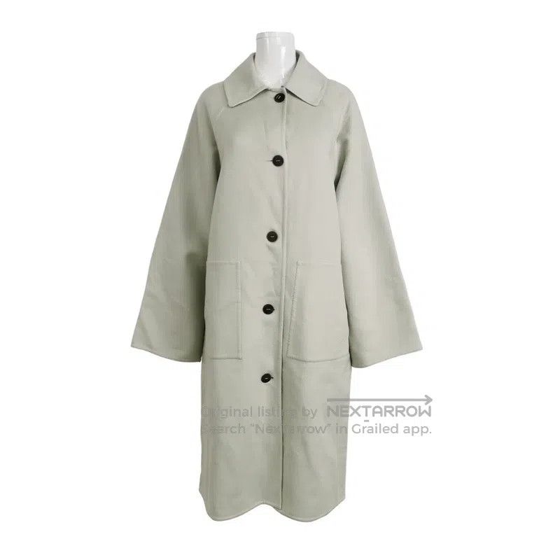 Loewe Loewe Wool Blended Single Breasted Lapel Coat Size XS / US 0-2 / IT 36-38 - 1 Thumbnail