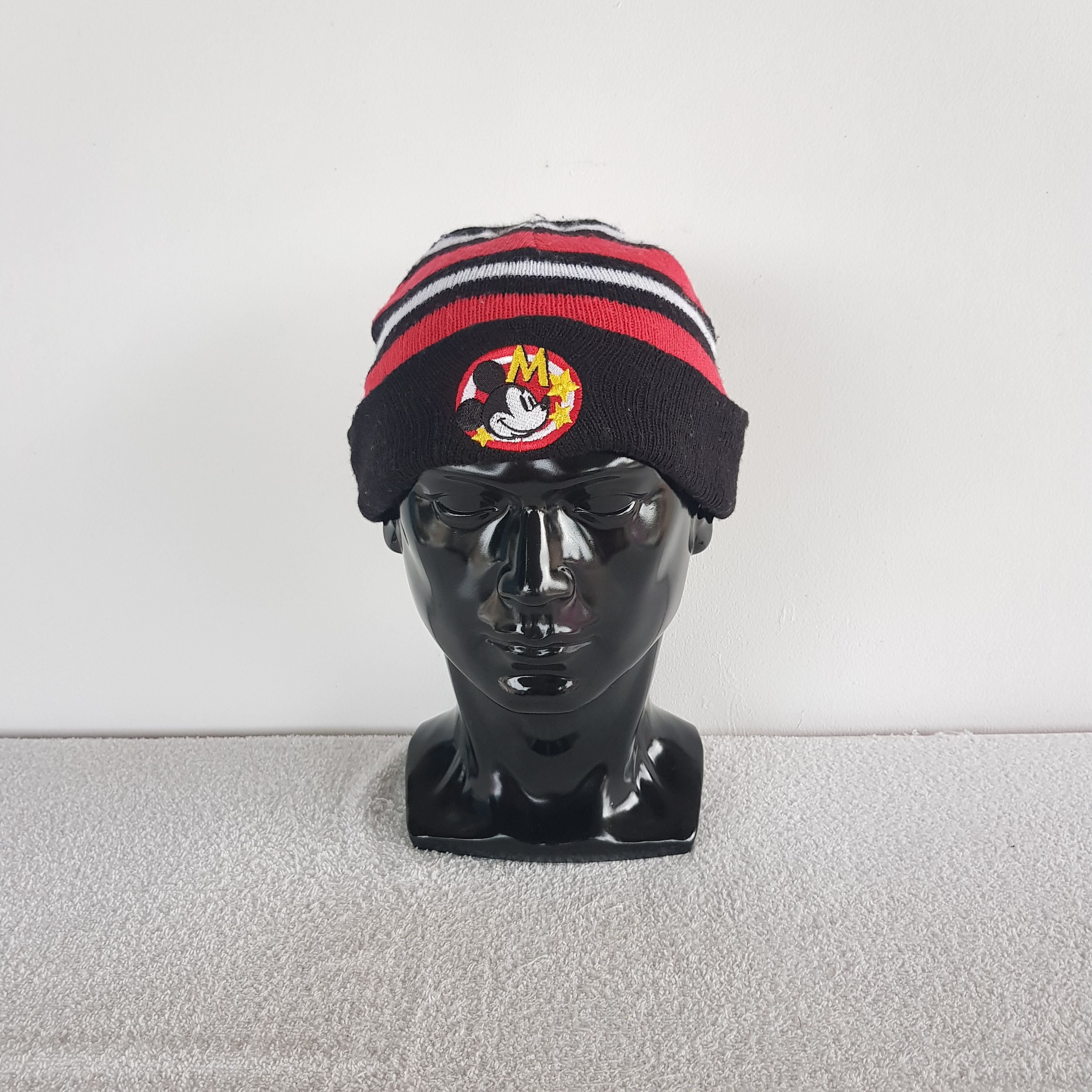 Mickey Mouse Vintage Mickey Mouse Beanie Disney Cartoon Snow Caps Hats. Size ONE SIZE - 2 Thumbnail