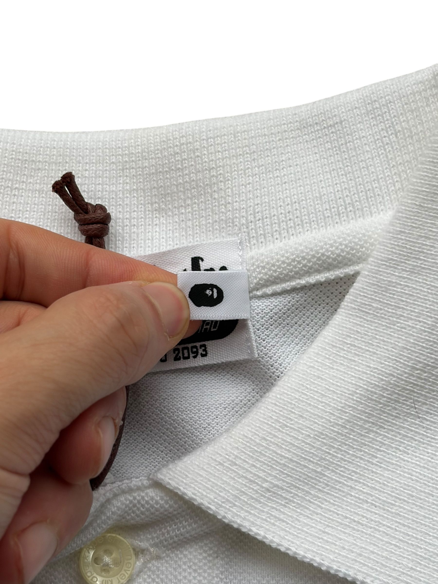 Bape Bape White Mini Ape Head Polo T-Shirt Size US S / EU 44-46 / 1 - 5 Thumbnail