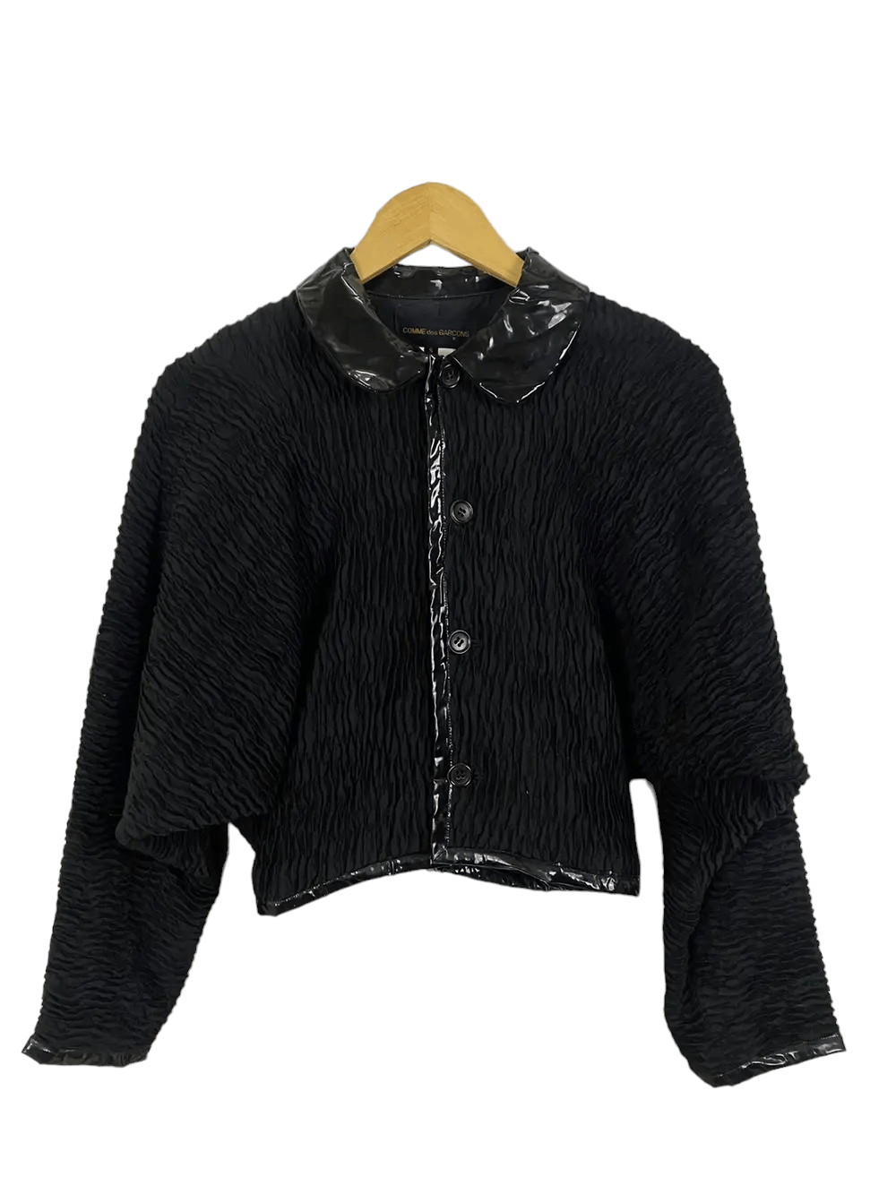 Comme des Garcons Homme Plus AD Winter Comme Des Garcons Pleating Wool/Silk Jacket Size S / US 4 / IT 40 - 1 Thumbnail