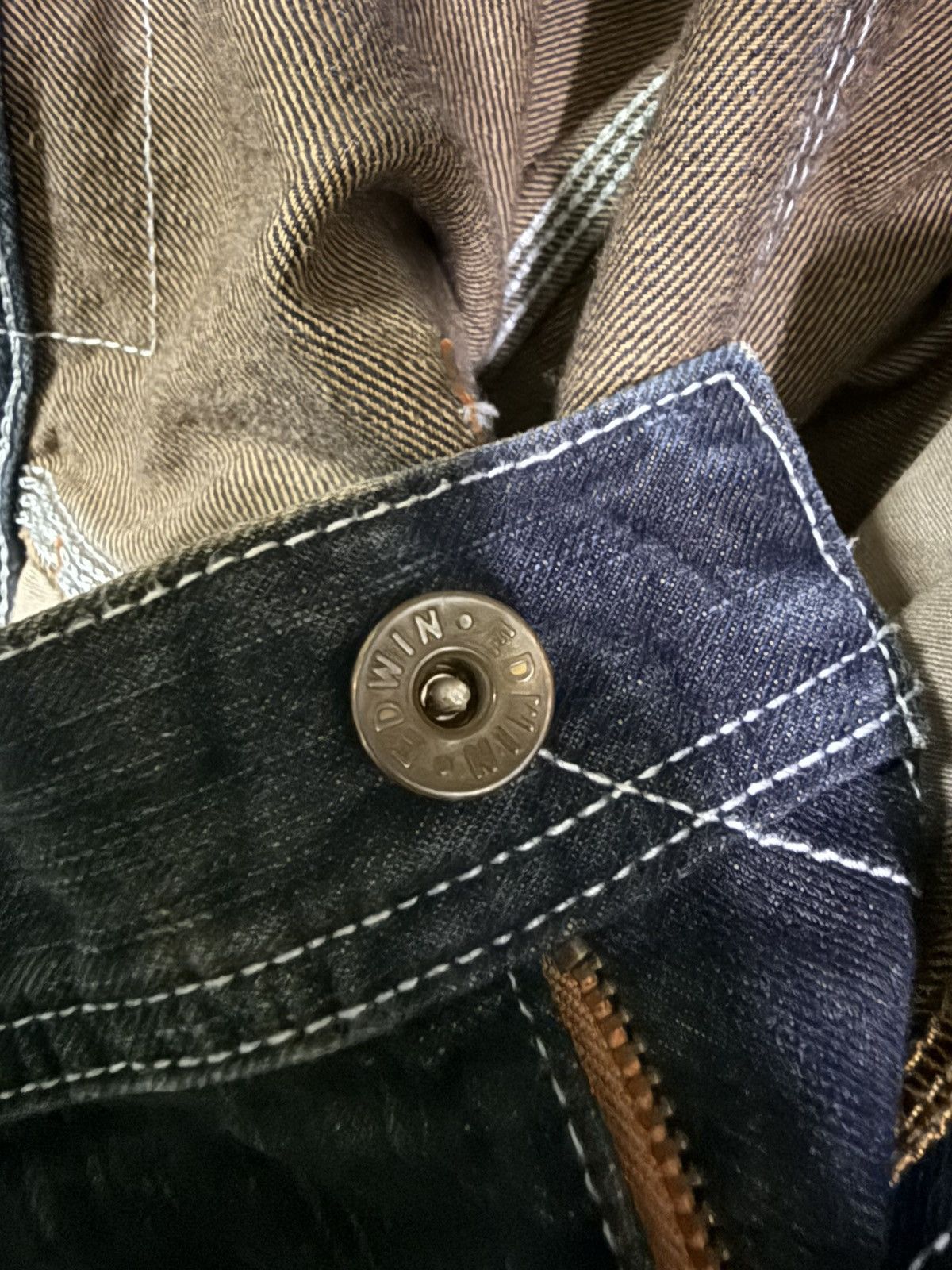 Edwin 🔥Vtg Flare Edwin Xvs Carpenter Denim Size US 36 / EU 52 - 7 Thumbnail
