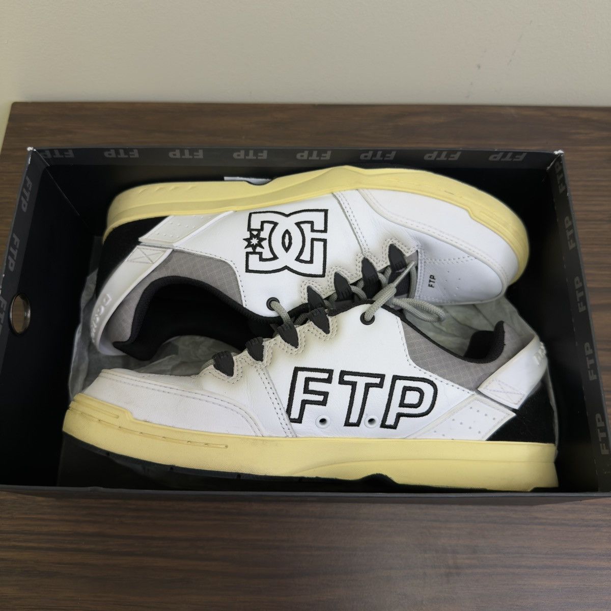 DC × Fuck The Population FTP X DC Syntax Shoes White | Grailed