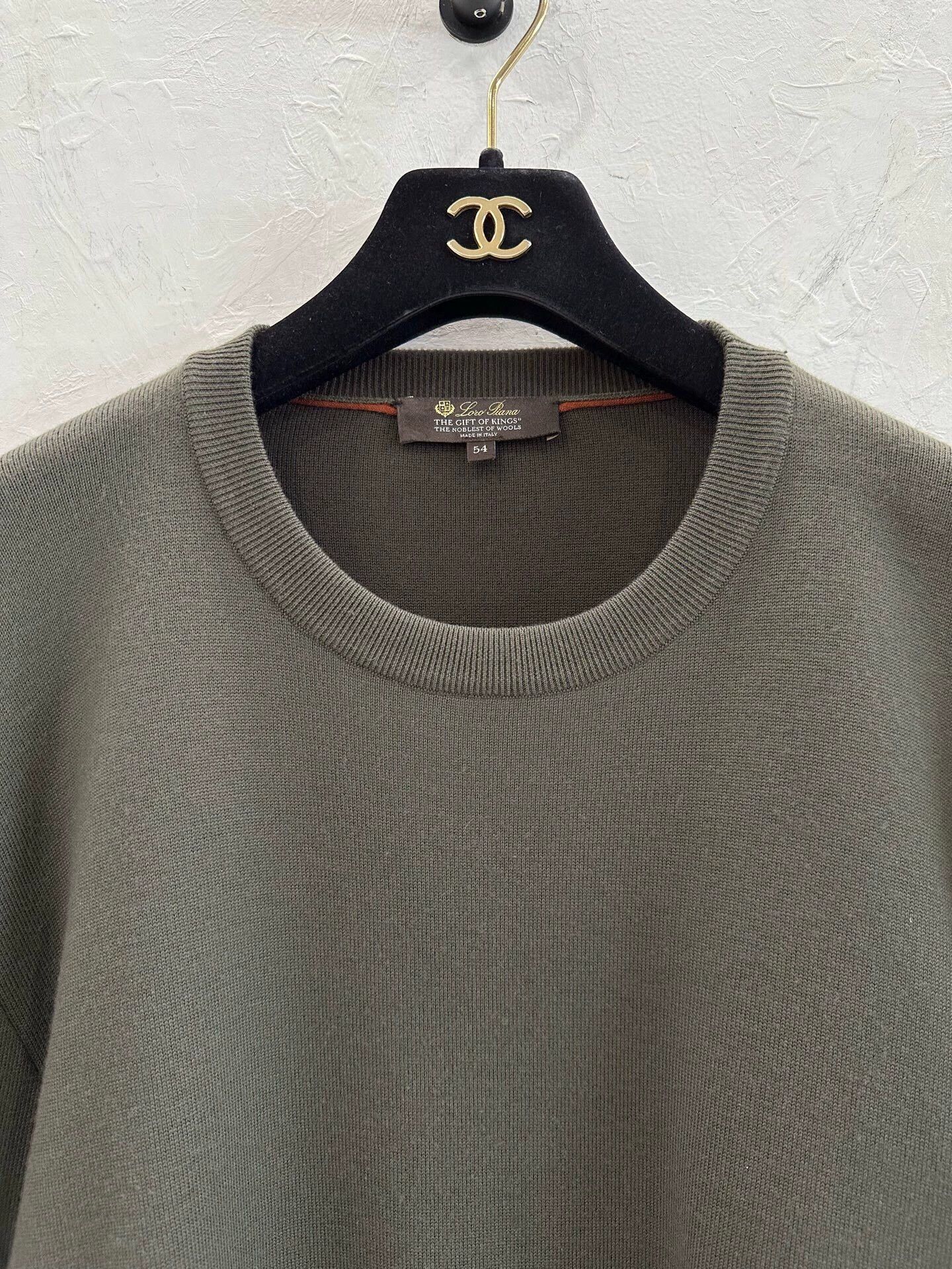 Loro Piana Loro Piana Gift of Kings Knit Sweater Green Sz54 Size US L / EU 52-54 / 3 - 3 Thumbnail