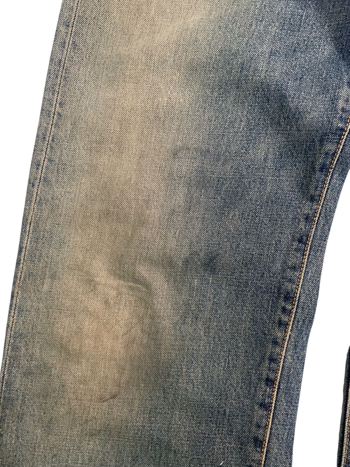 Kapital VINTAGE EDWIN 505X SELVEDGE BAGGY RUSTY DISTRESSED DENIM Size US 29 - 20 Thumbnail
