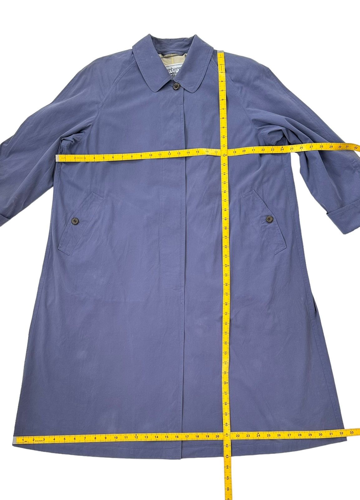 Burberry Burberry Mac Coat Classic Single-Breasted Navy Size US XL / EU 56 / 4 - 11 Thumbnail