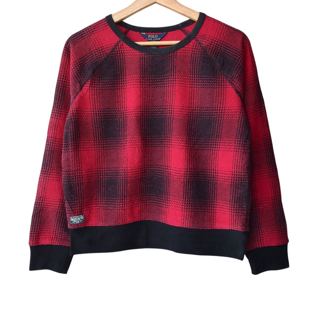 Polo Ralph Lauren × Ralph Lauren Polo Ralph Lauren RL WMN Buffalo Plaid Checkered Sweater Size XL / US 12-14 / IT 48-50 - 1 Thumbnail