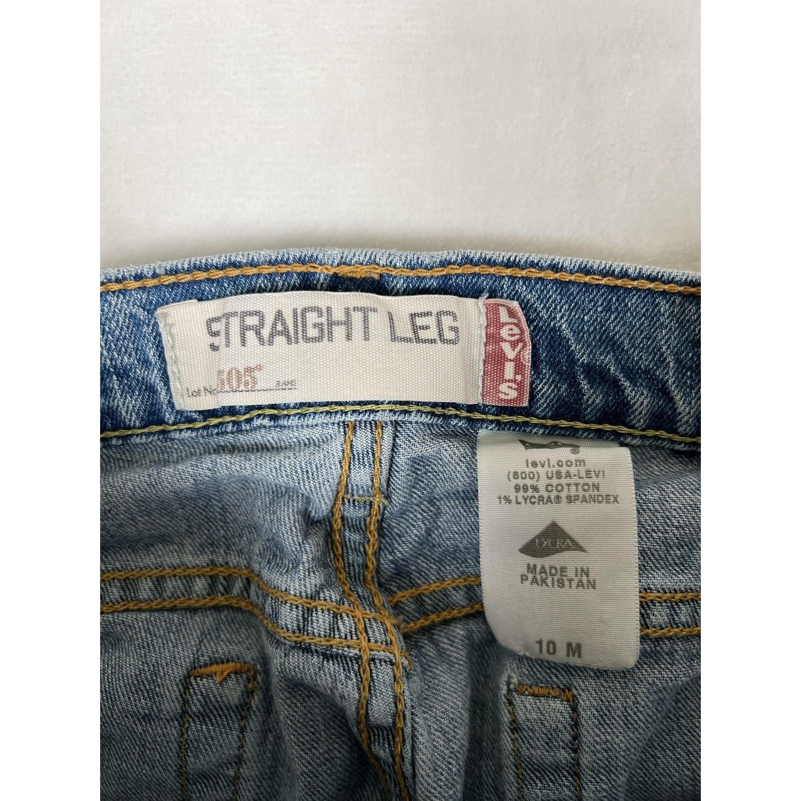 Levi's Levi's 505 Jeans Women's 10 M Blue Mid Rise Straight Leg Med Size 30" / US 8 / IT 44 - 3 Thumbnail