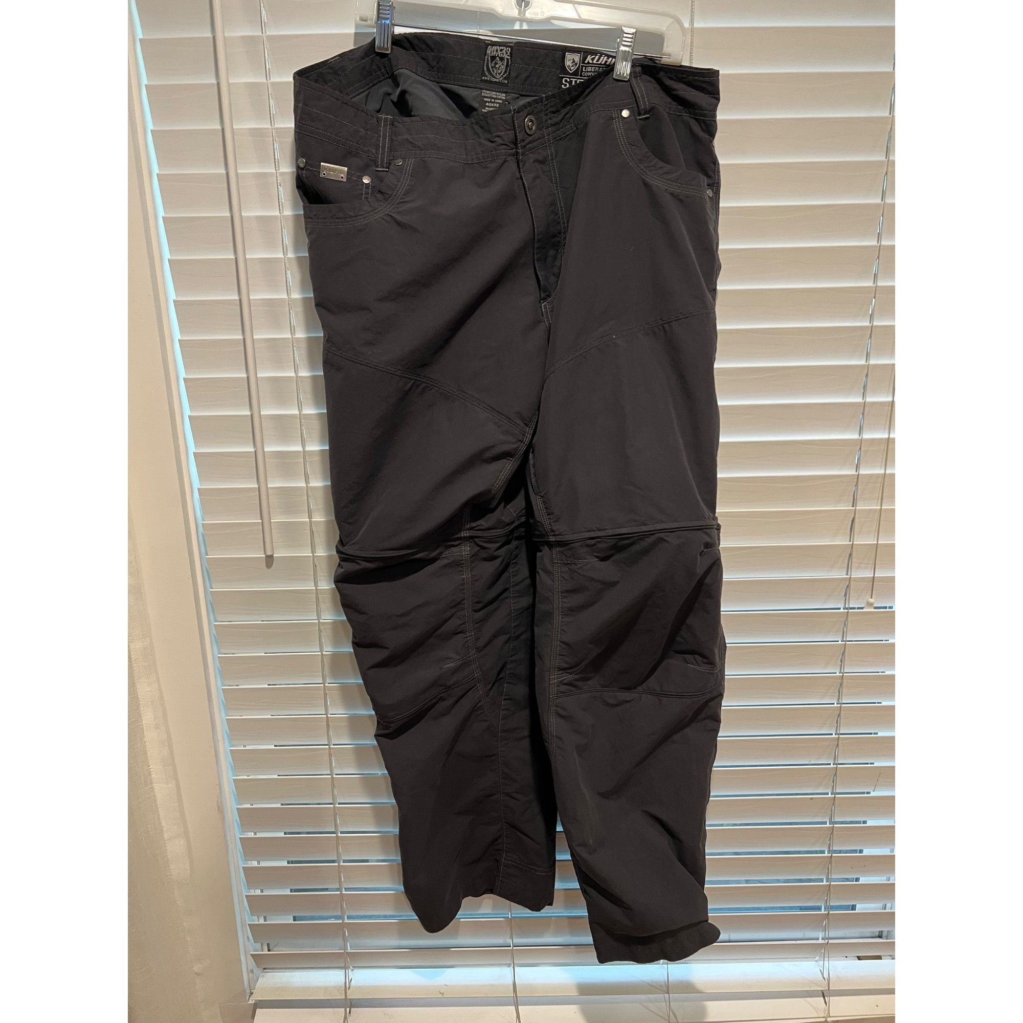 Kuhl Kuhl Liberator Convertible Stealth Mens Pants - Size 40x32 Size US 40 / EU 56 - 1 Thumbnail