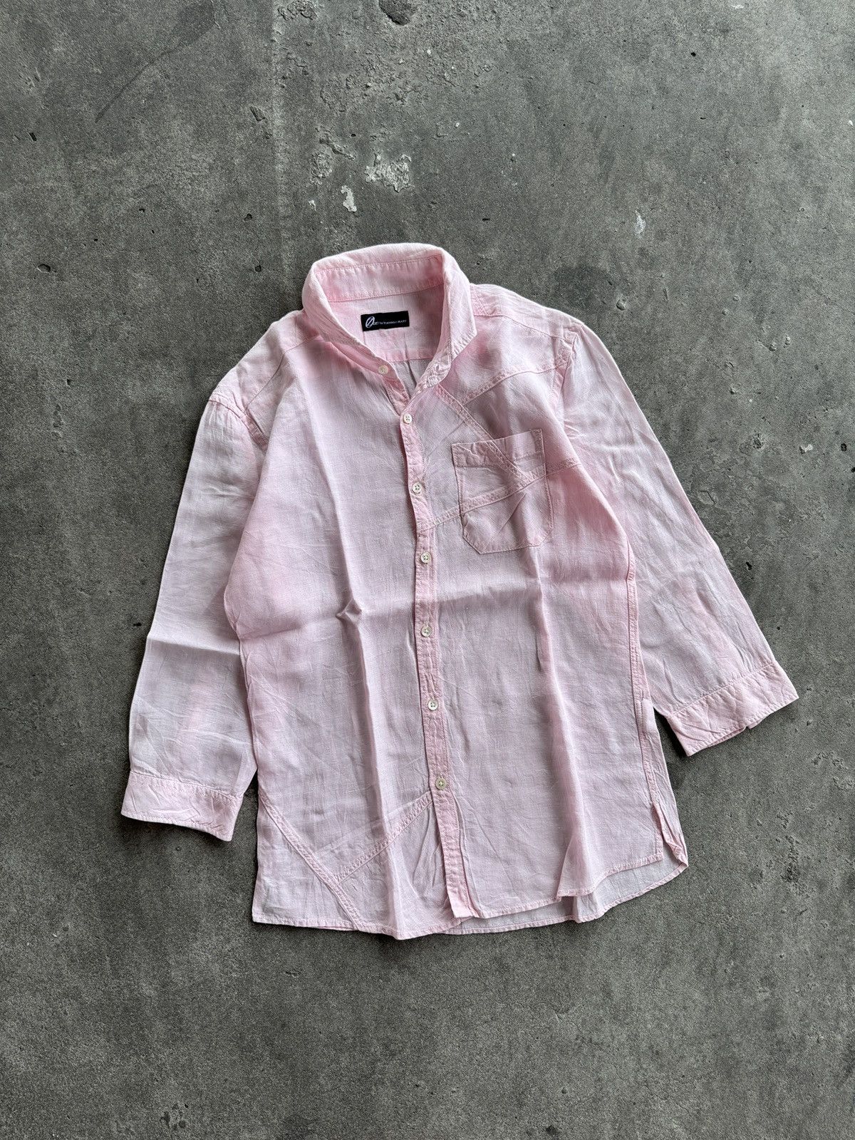 Tornado Mart Zero by Tornado Mart Linen Button Shirt Size US L / EU 52-54 / 3 - 3 Thumbnail