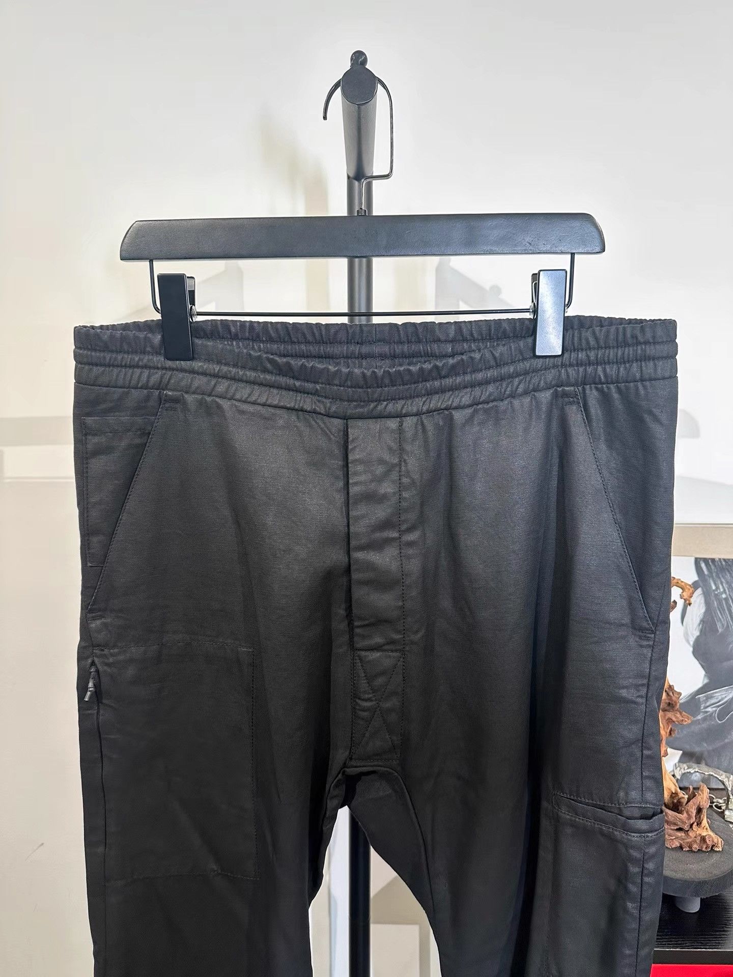 11 By Boris Bidjan Saberi Boris Bidjan Saberi 11by bbs Wax Coated Straight Pants K35 Size US 31 - 4 Thumbnail