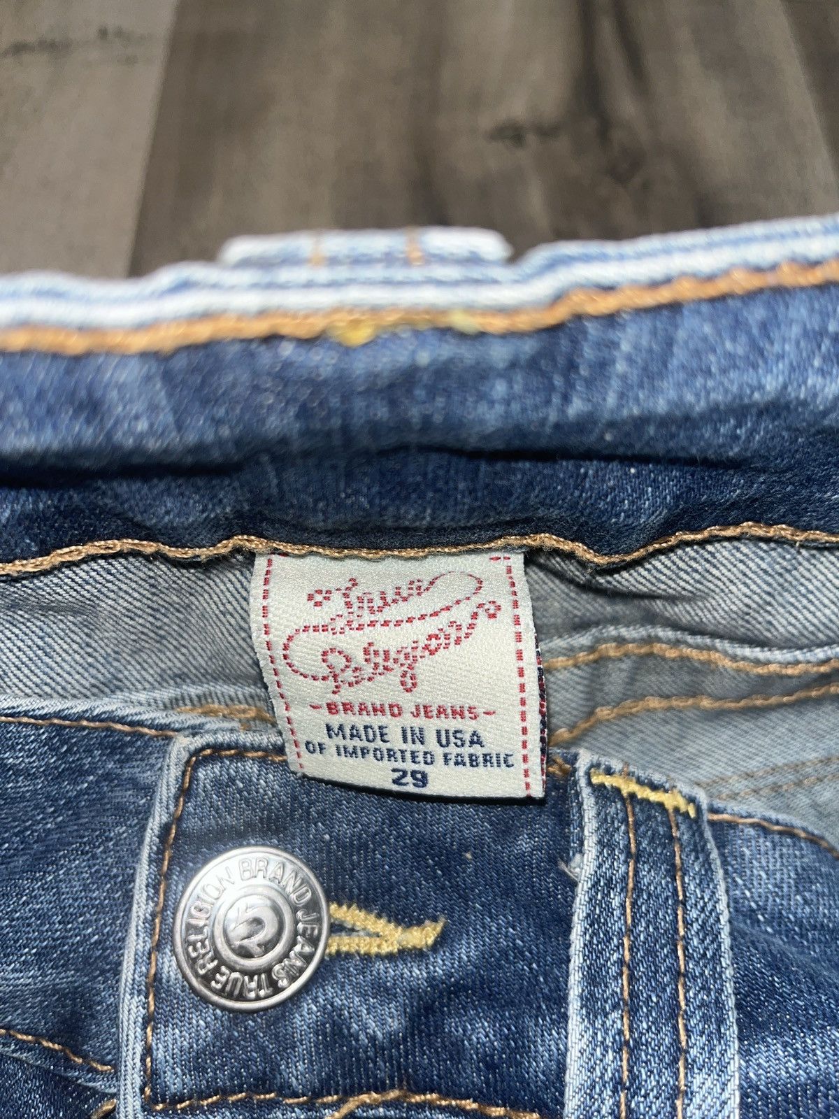True Religion × Vintage VINTAGE Y2K TRUE RELIGION JEANS!!! Size 29" - 10 Thumbnail
