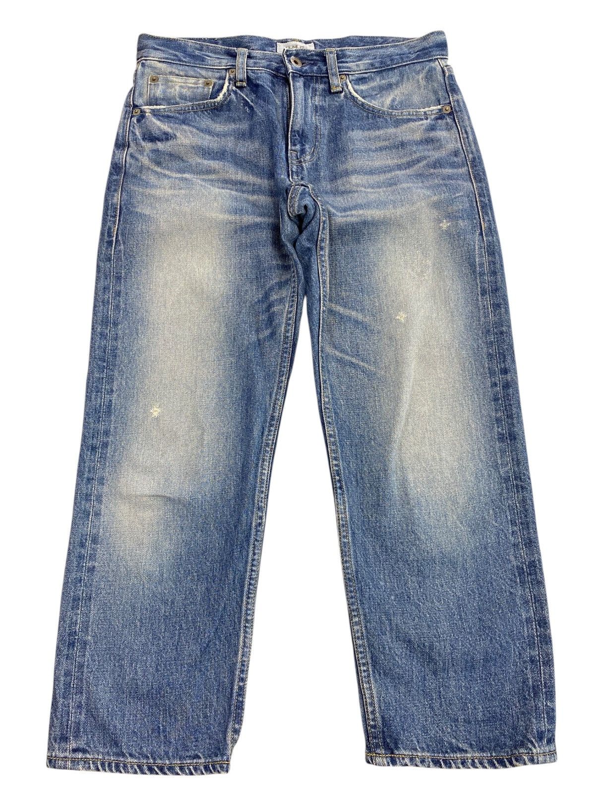 Japanese Brand Japanese Brand 3 Quarter Faded Blue Wash Style Jeans Size US 30 / EU 46 - 1 Thumbnail